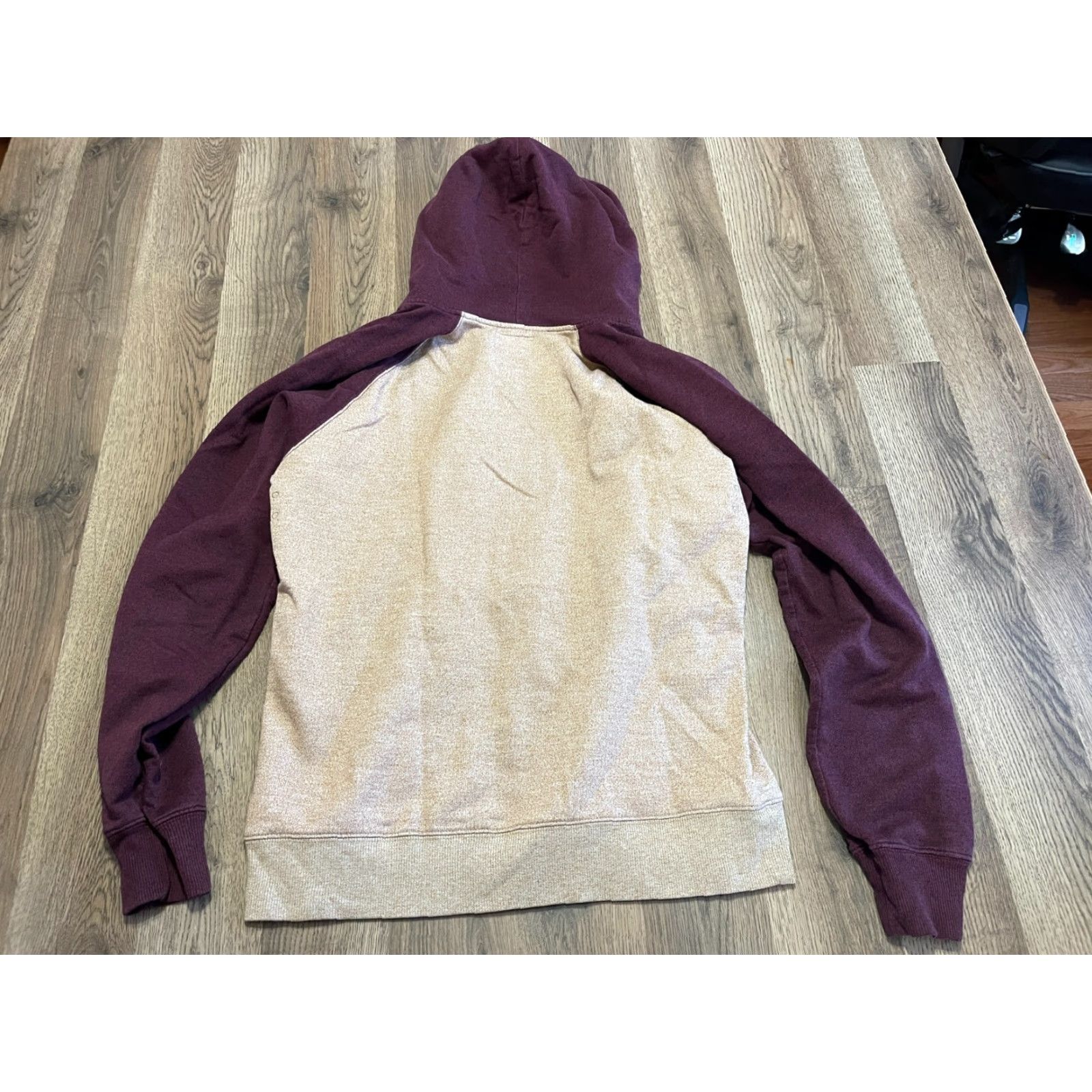 Bdg BDG Hoodie Women’s Large Brown Maroon Full Zip Sweater Regular Fit Size L / US 10 / IT 46 - 2 Thumbnail