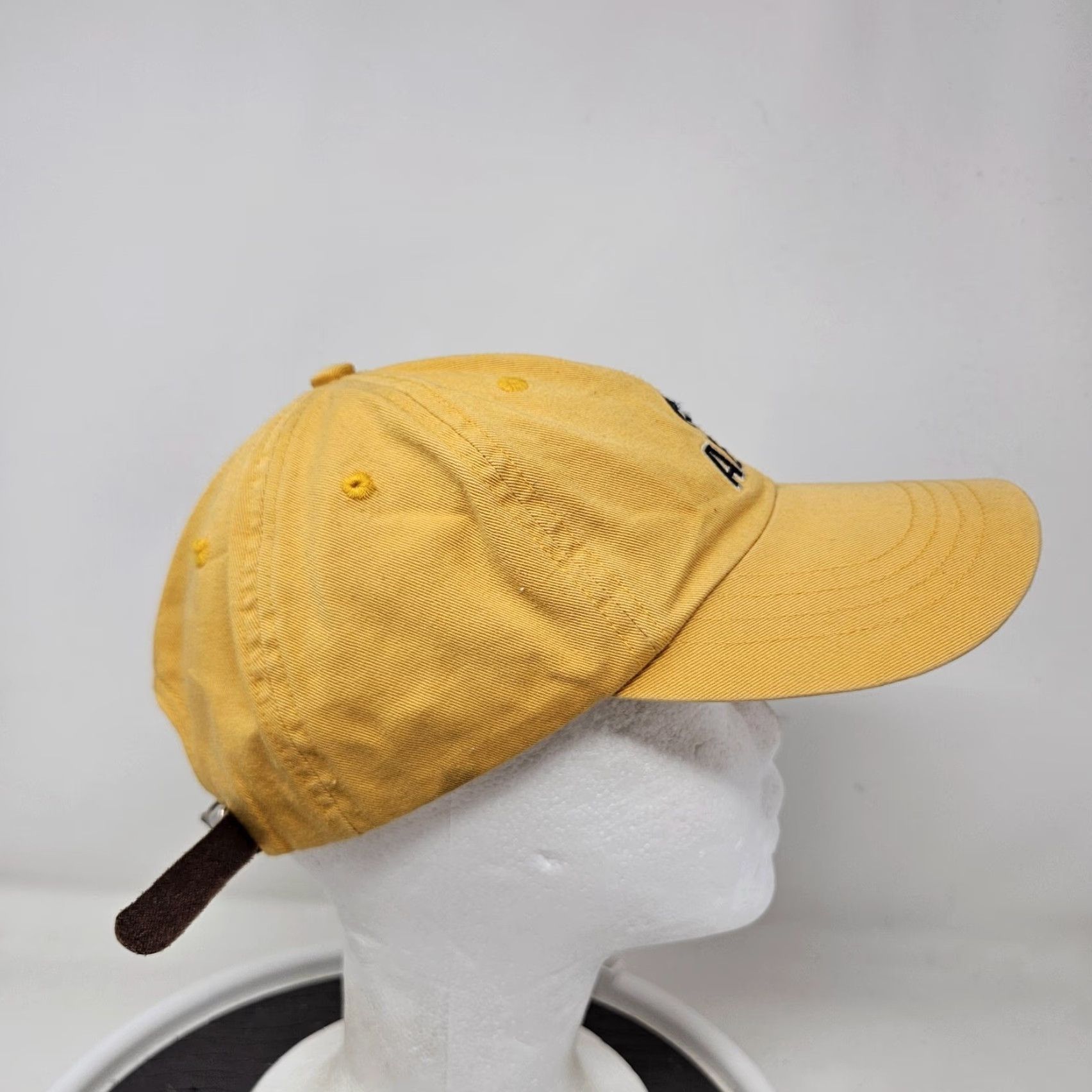 Vintage American Eagle Performance Hat Cap Strap Back One Size Yellow Logo Baseball Mens Size ONE SIZE - 3 Thumbnail
