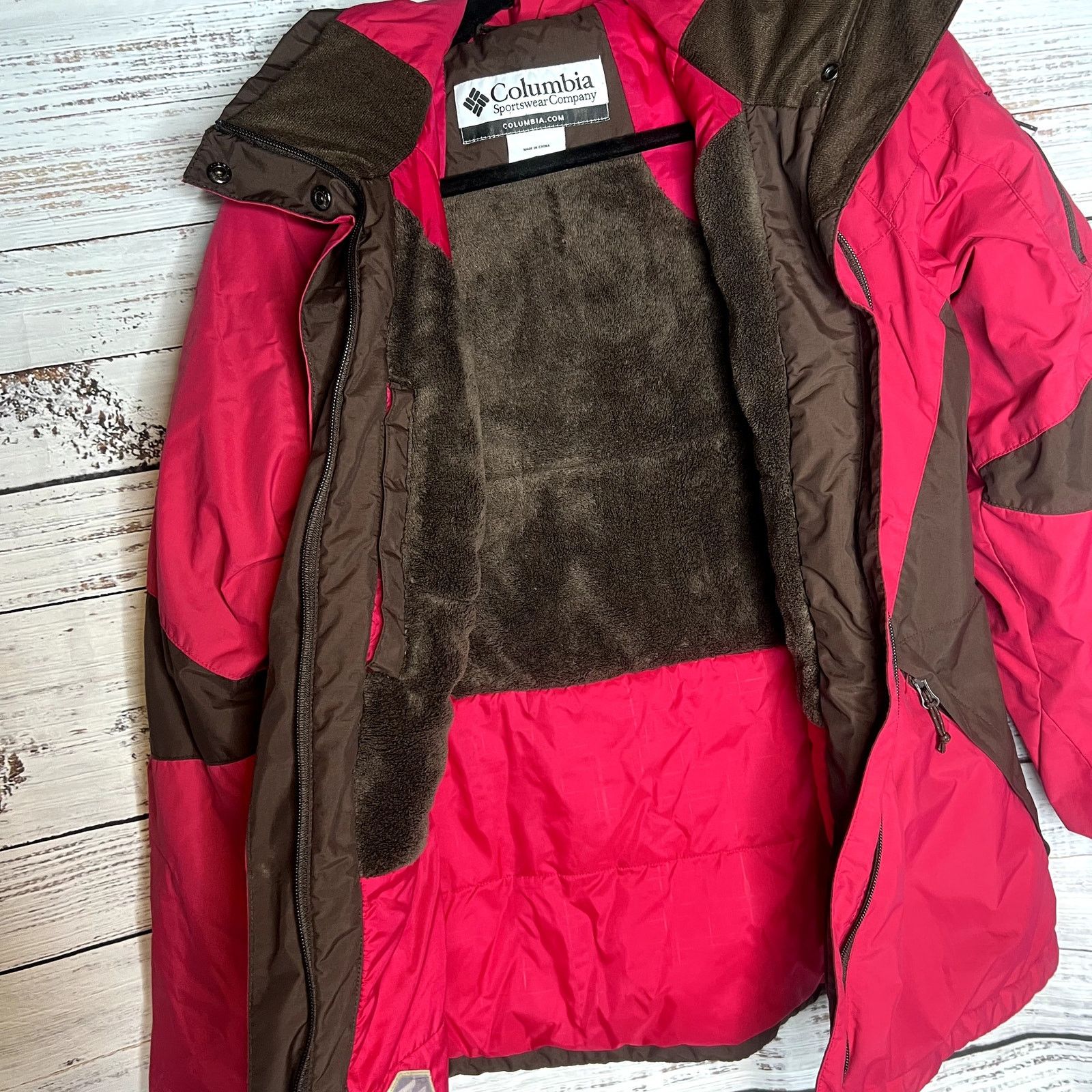 Columbia Columbia Medium Pink Winter Jacket Lined Waterproof Coat M Size M / US 6-8 / IT 42-44 - 5 Thumbnail