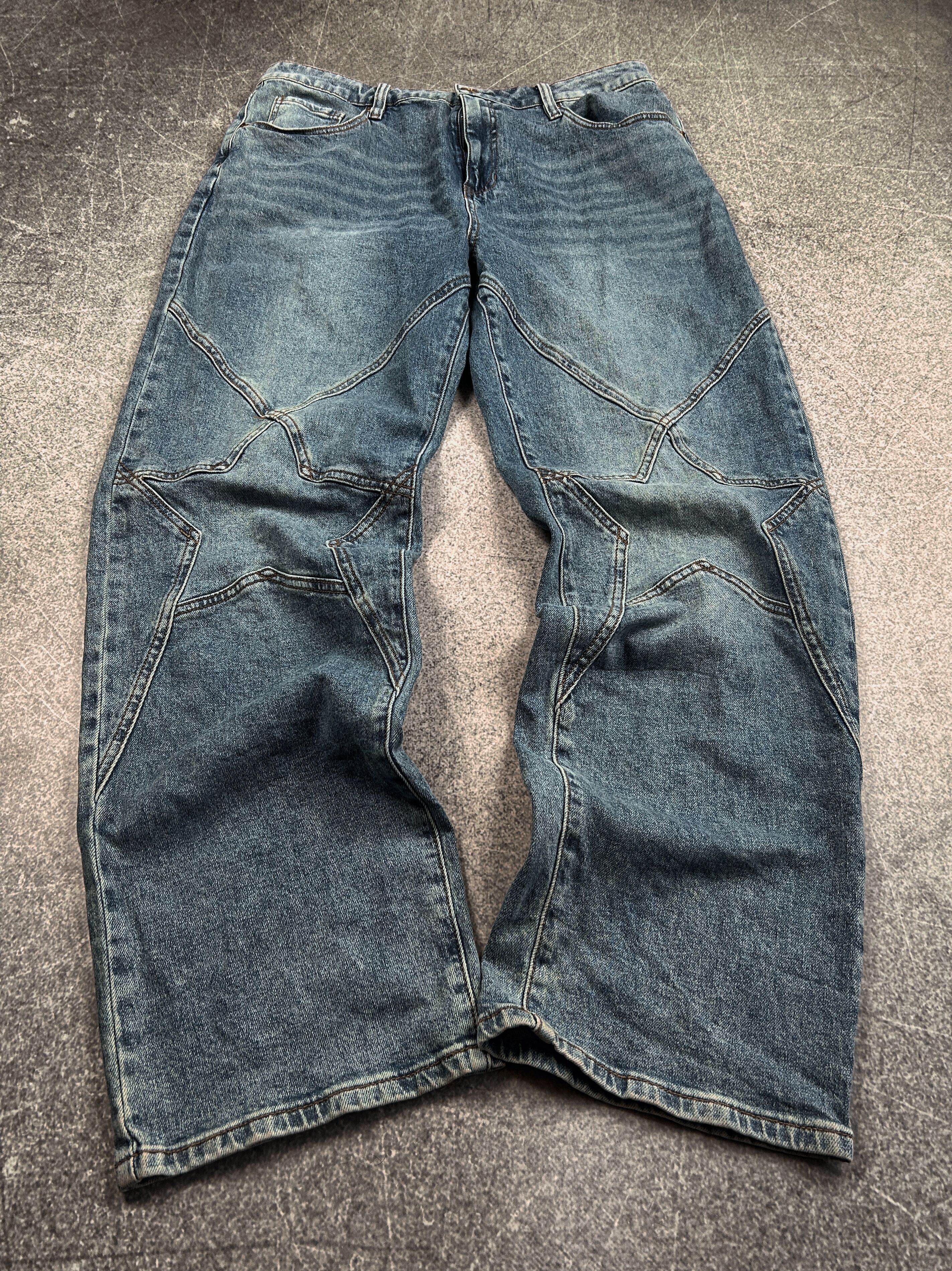 Japanese Brand VINTAGE 💥HYSTERIC GLAMOUR EVISU STYLE STAR JEANS 90S Size US 32 / EU 48 - 1 Thumbnail