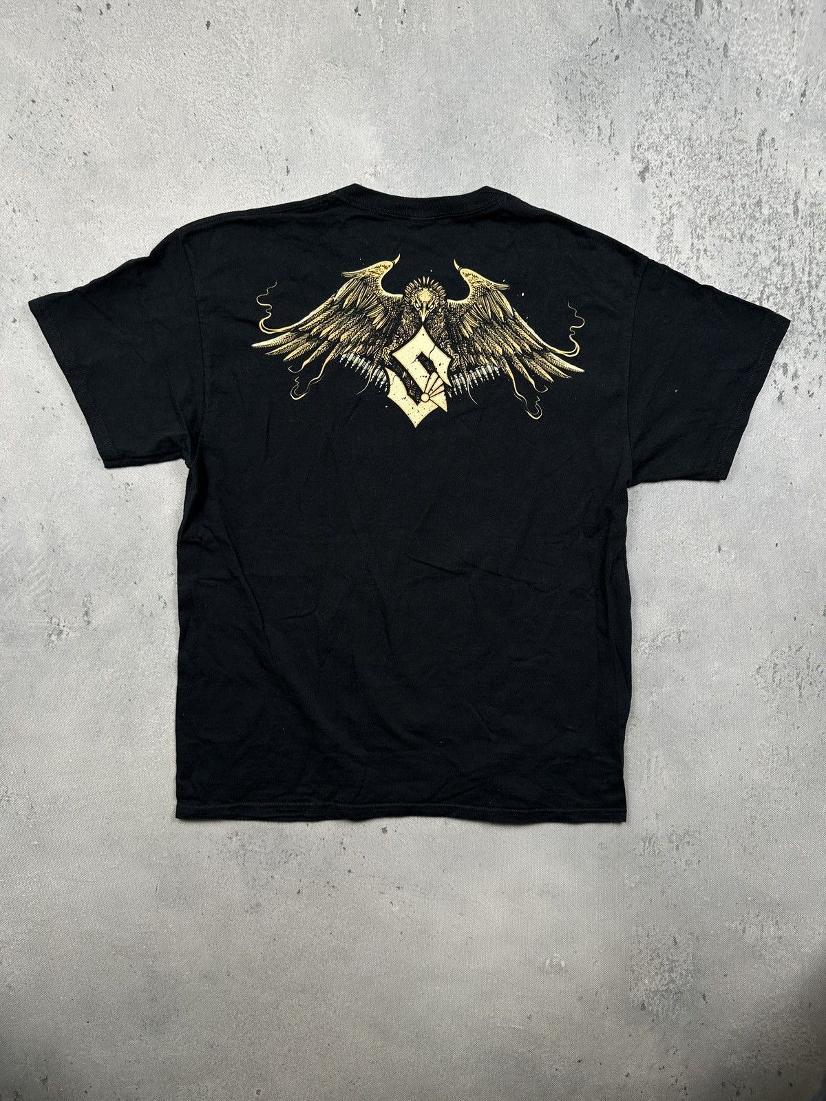 Band Tees Vintage Sabaton Band Tee Y2K Metal Goth Graphic T Shirt 00s Size US M / EU 48-50 / 2 - 2 Thumbnail