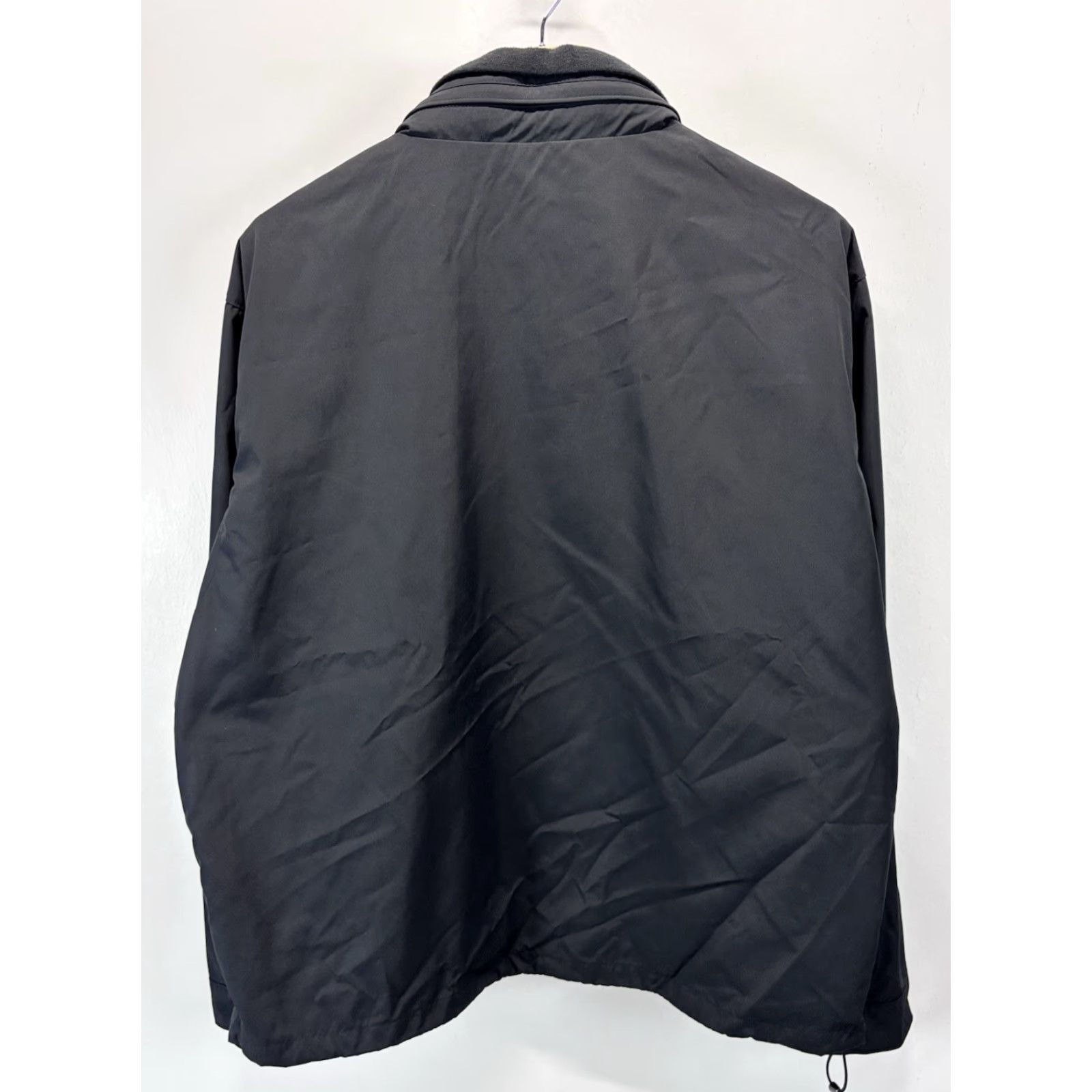 Polo Ralph Lauren Polo Ralph Lauren Black Jacket Sz X-Large Men Black Hood In Collar Full Zip Logo Size US XL / EU 56 / 4 - 4 Thumbnail