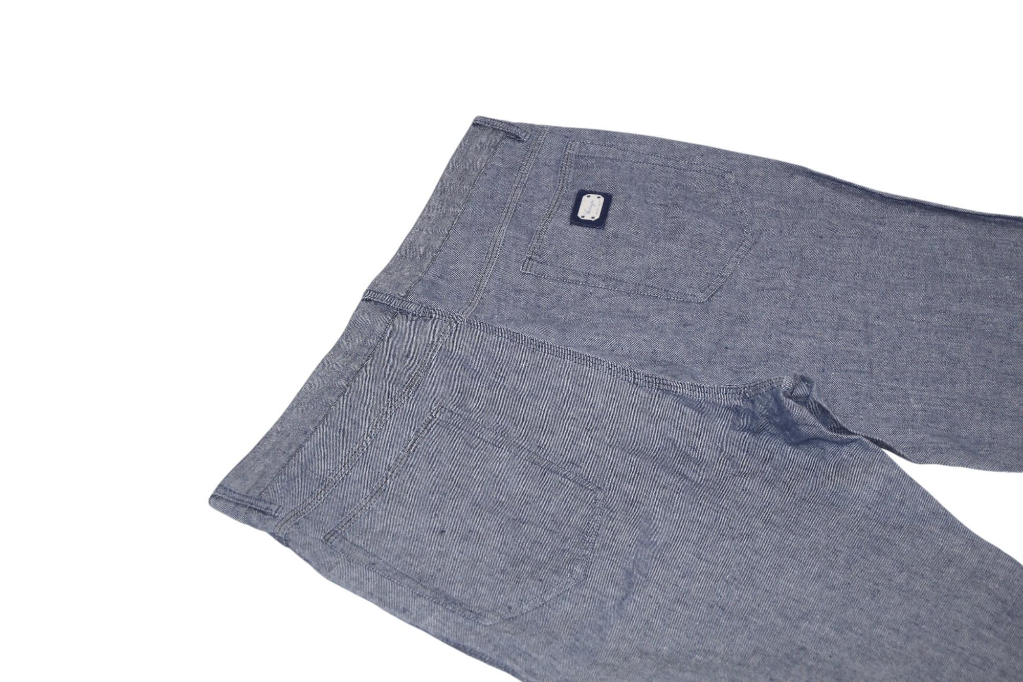 Kiton Castangia Lino Cotton Twill Denim 5-Pocket Straight Pants Size US 38 / EU 54 - 12 Thumbnail