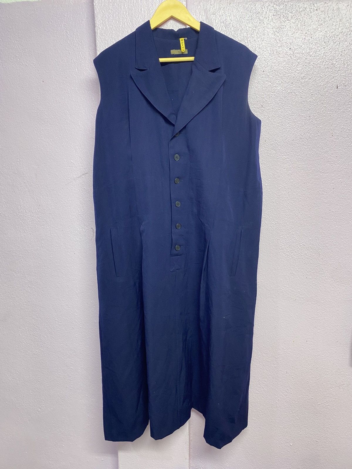 Yohji Yamamoto Y’s Yohji Yamamoto Made in Japan Minimalist Blaze 100% Wool Size 42S - 9 Thumbnail