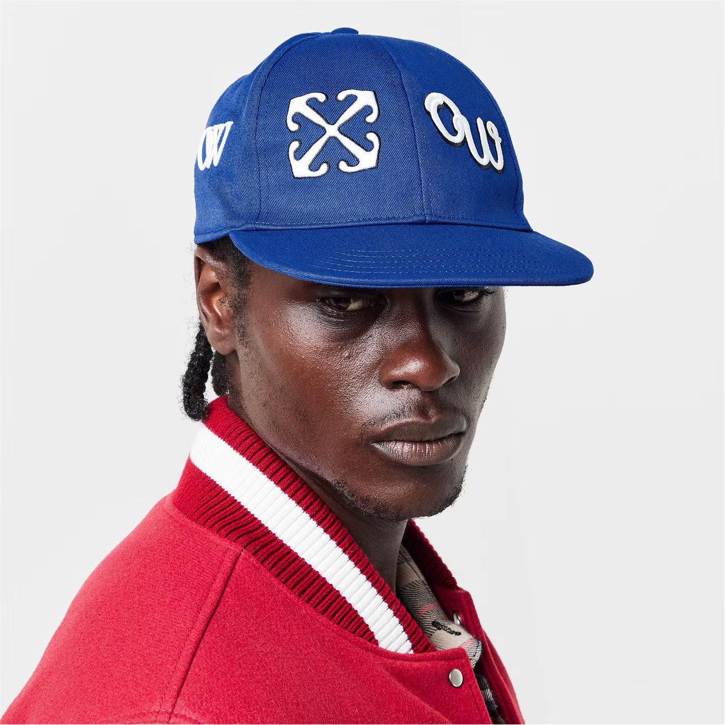 Off-White o1g2r1mq0326 Size: L / Baseball Hat / Cap in Blue Size ONE SIZE - 4 Thumbnail