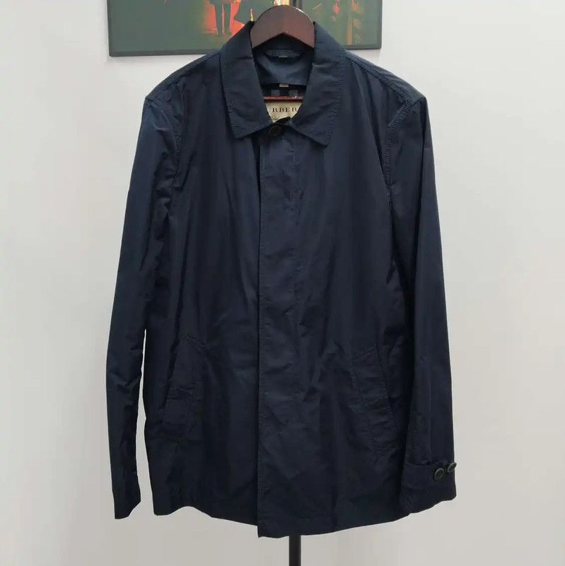 Burberry Burberry Men's Dark Blue Lightweight Outer Jacket Size US L / EU 52-54 / 3 - 1 Thumbnail