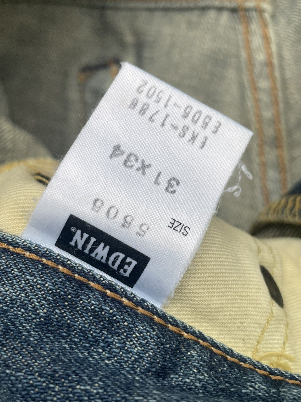 Edwin Vintage 90’s Edwin 505X Selvedge Jeans Size US 31 - 17 Thumbnail