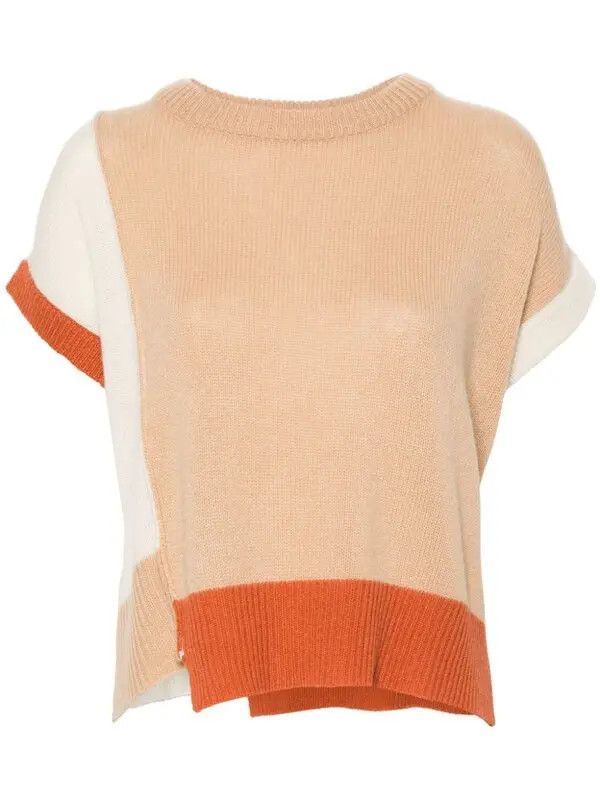 Marni o1w1db11125 Colour-Block Cashmere Sweater in Multicolor Size M / US 6-8 / IT 42-44 - 1 Thumbnail