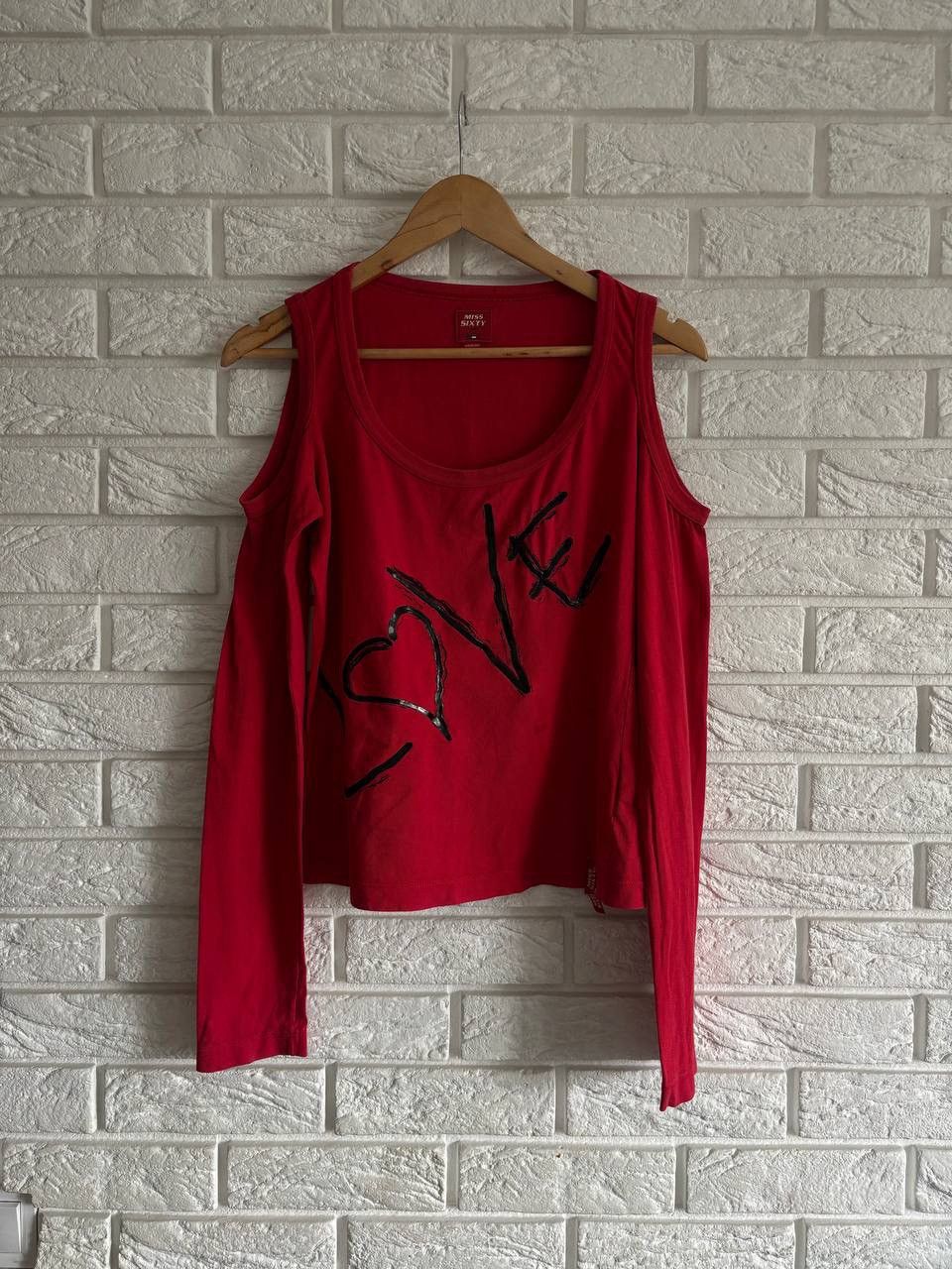 Miss Sixty Miss Sixty women long sleeve Y2K style big love LOVE Size M / US 6-8 / IT 42-44 - 2 Thumbnail