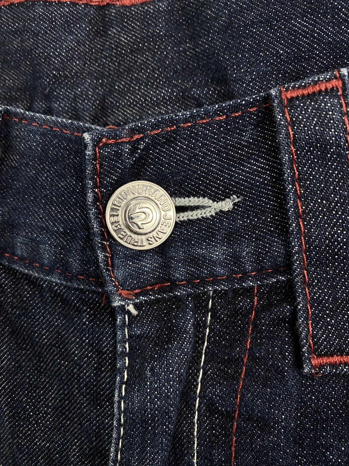 True Religion 🇺🇸 Vintage True Religion Denim Jeans Mde in USA Y2K Rare Hype Size US 30 / EU 46 - 7 Thumbnail