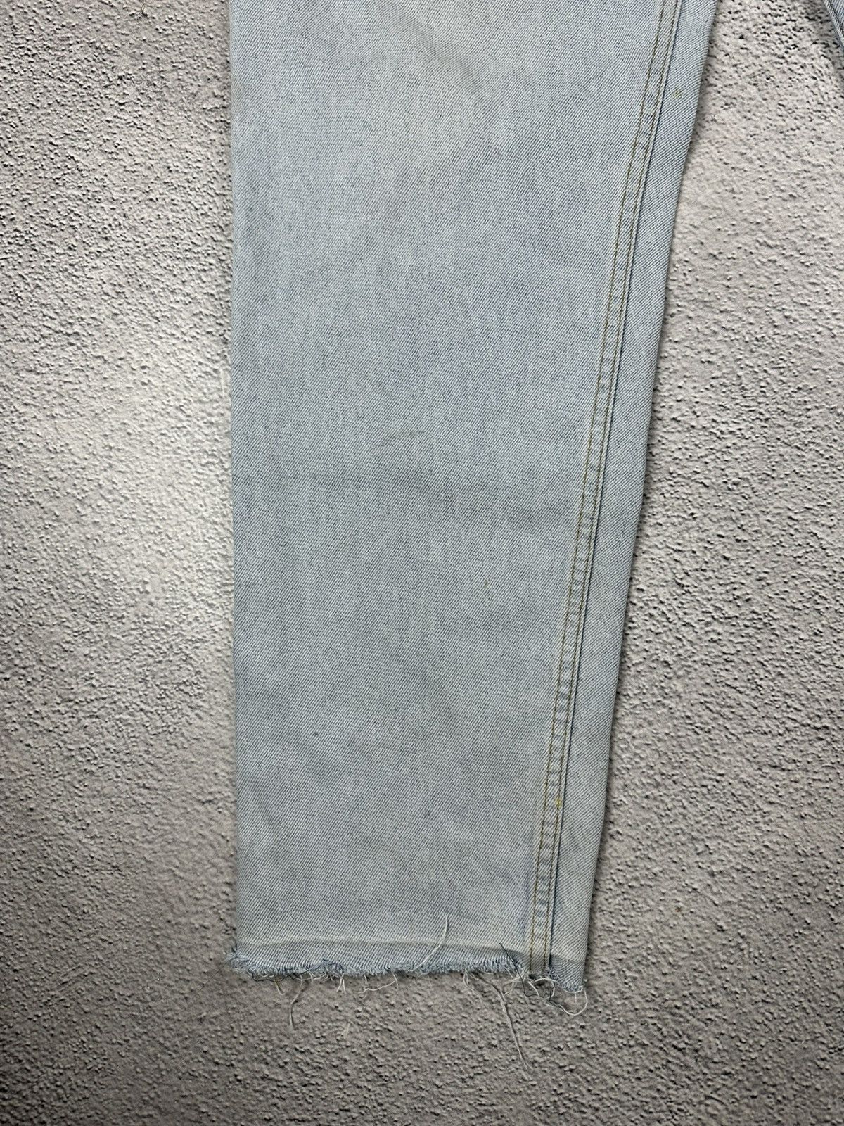 Lee Vintage Lee Riders Washed Denim Blue Jeans Baggy Flared Y2K Size US 35 - 9 Thumbnail
