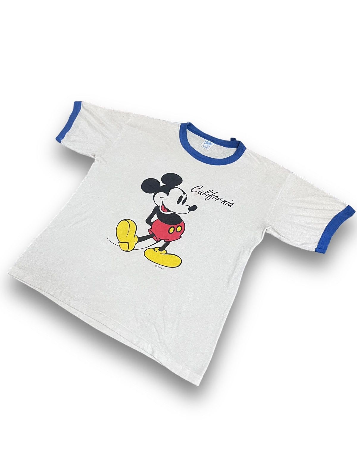 Disney × Mickey Mouse × Vintage Vintage 80’s Mickey Mouse T Shirt Size US M / EU 48-50 / 2 - 1 Thumbnail