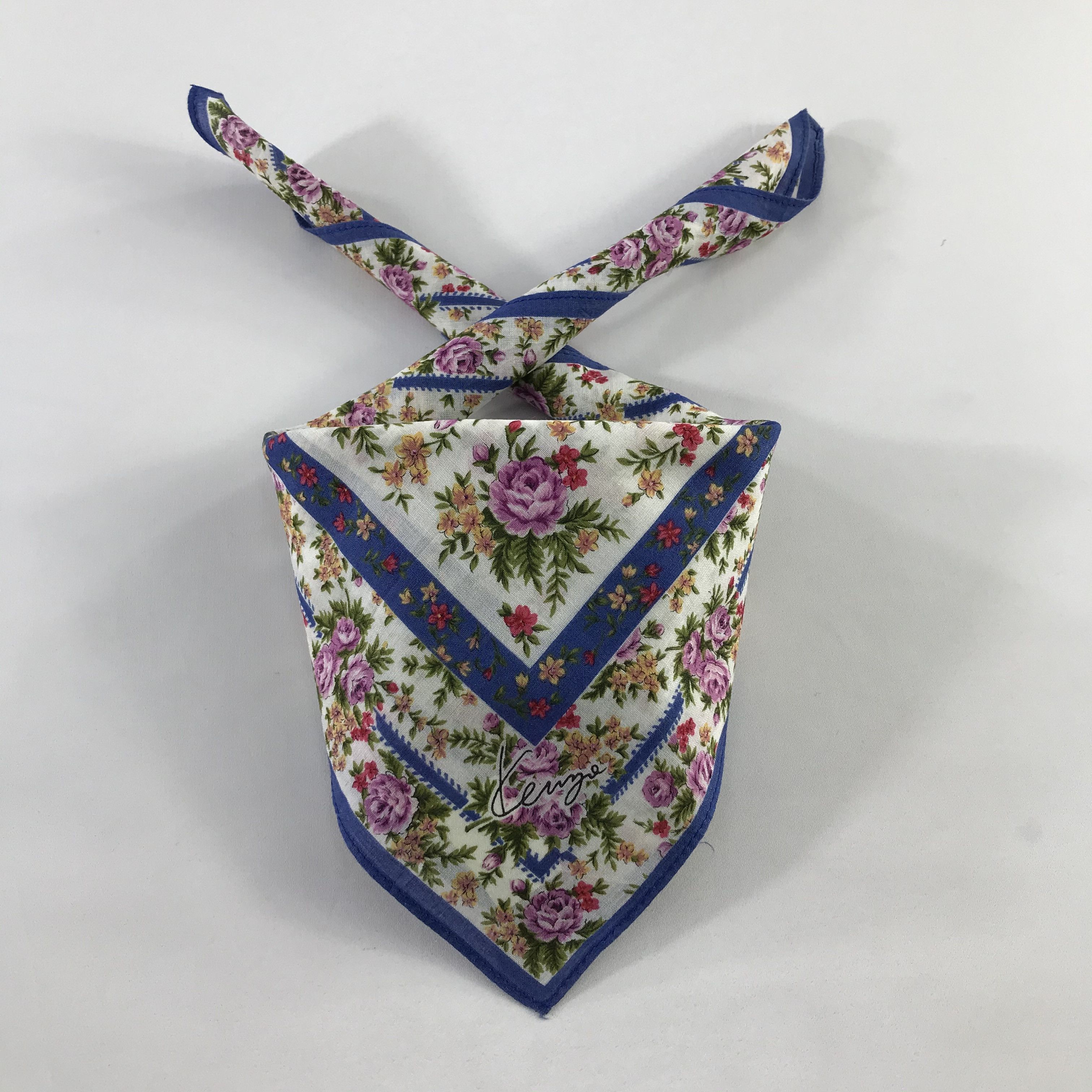 Kenzo × Vintage Kenzo Bandana / Handkerchief / Neckerchief - S663 Size ONE SIZE - 3 Thumbnail