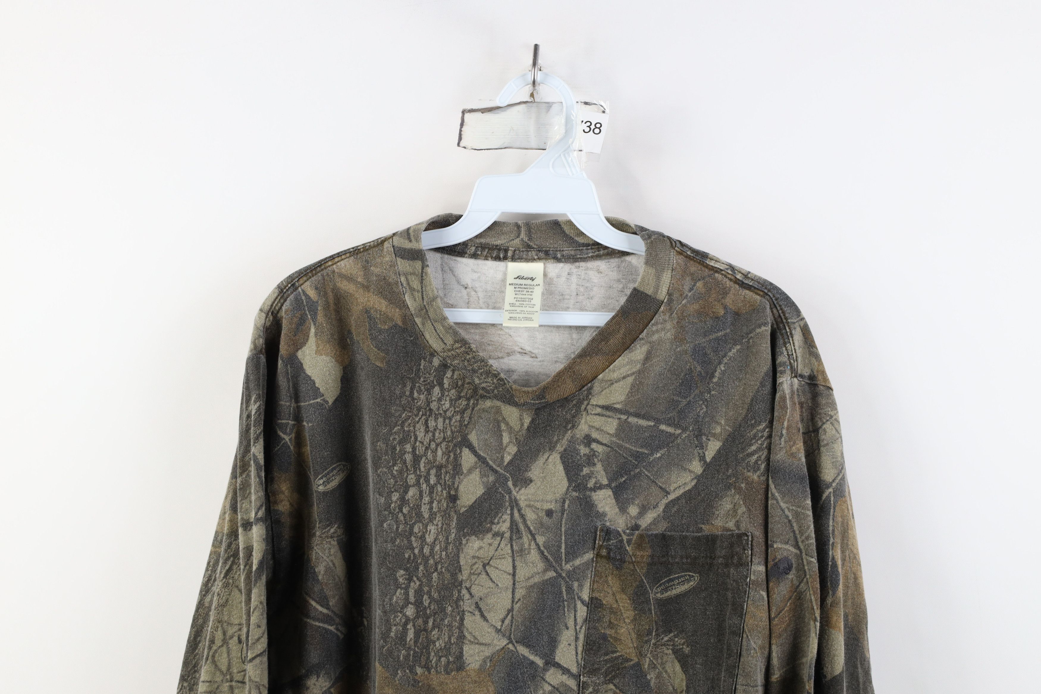 Vintage Vintage 90s Y2K Streetwear Camouflage Long Sleeve T-Shirt Size US M / EU 48-50 / 2 - 2 Thumbnail