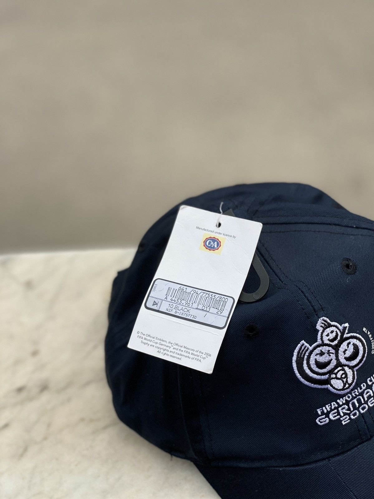 Other NEW FIFA WORLD CUP GERMANY 2006 BLACK HAT CAP Size ONE SIZE - 5 Thumbnail