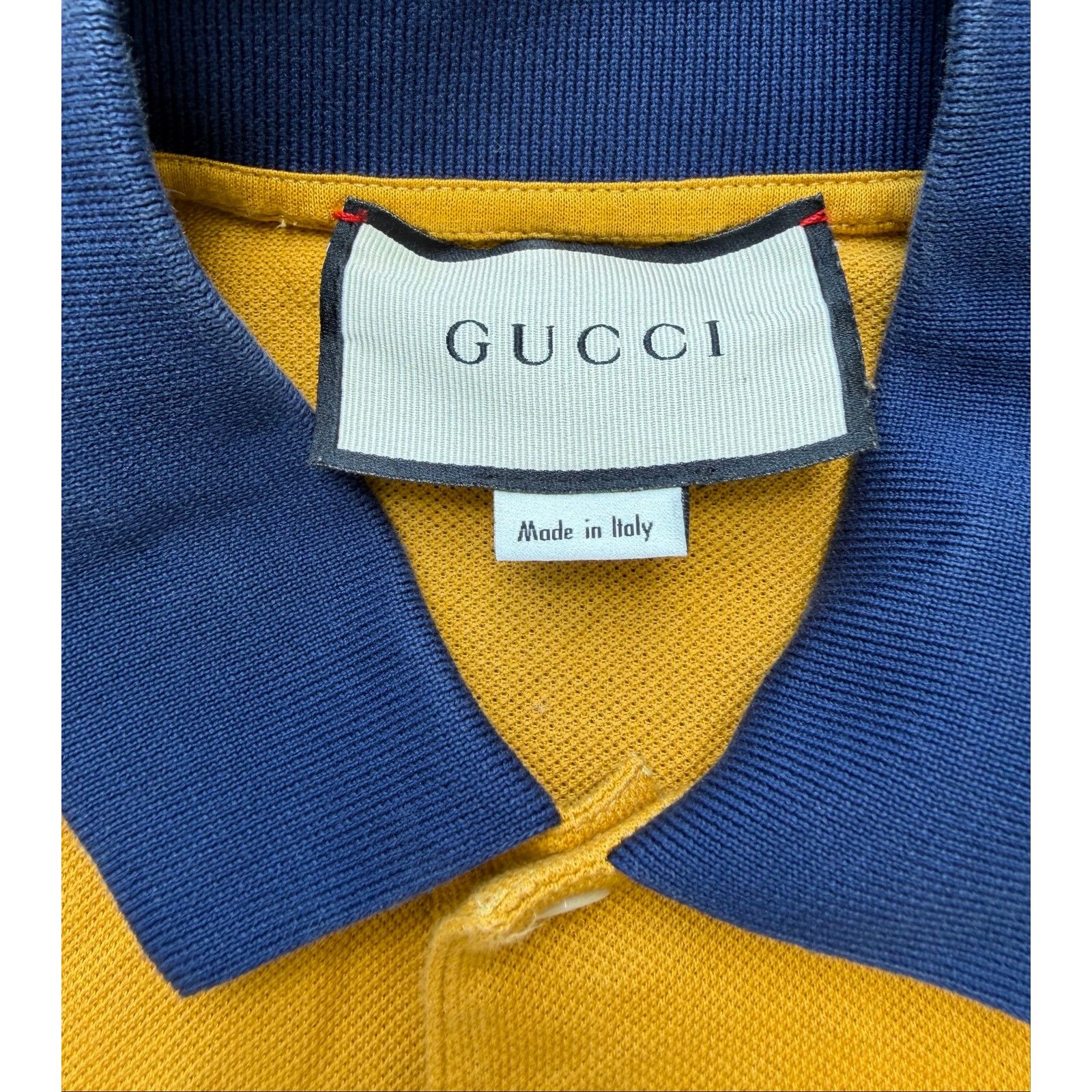 Gucci Size S - Gucci Yellow Polo Shirt Size US S / EU 44-46 / 1 - 3 Thumbnail