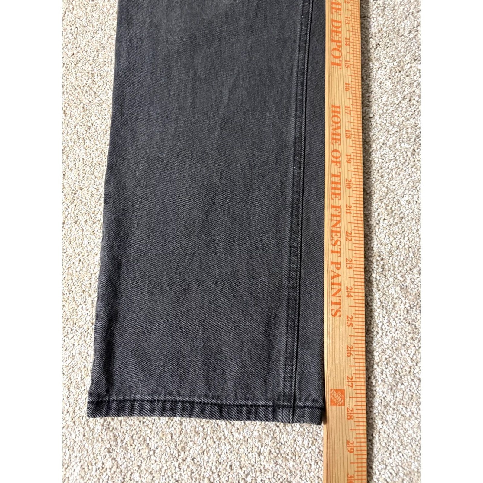 PRINCESS POLLY Princess Polly Jeans Womens 8 Charcoal Wash Straight Regular Fit Denim 29x29 Mens Womens Girls Boys Size 30" / US 8 / IT 44 - 2 Thumbnail