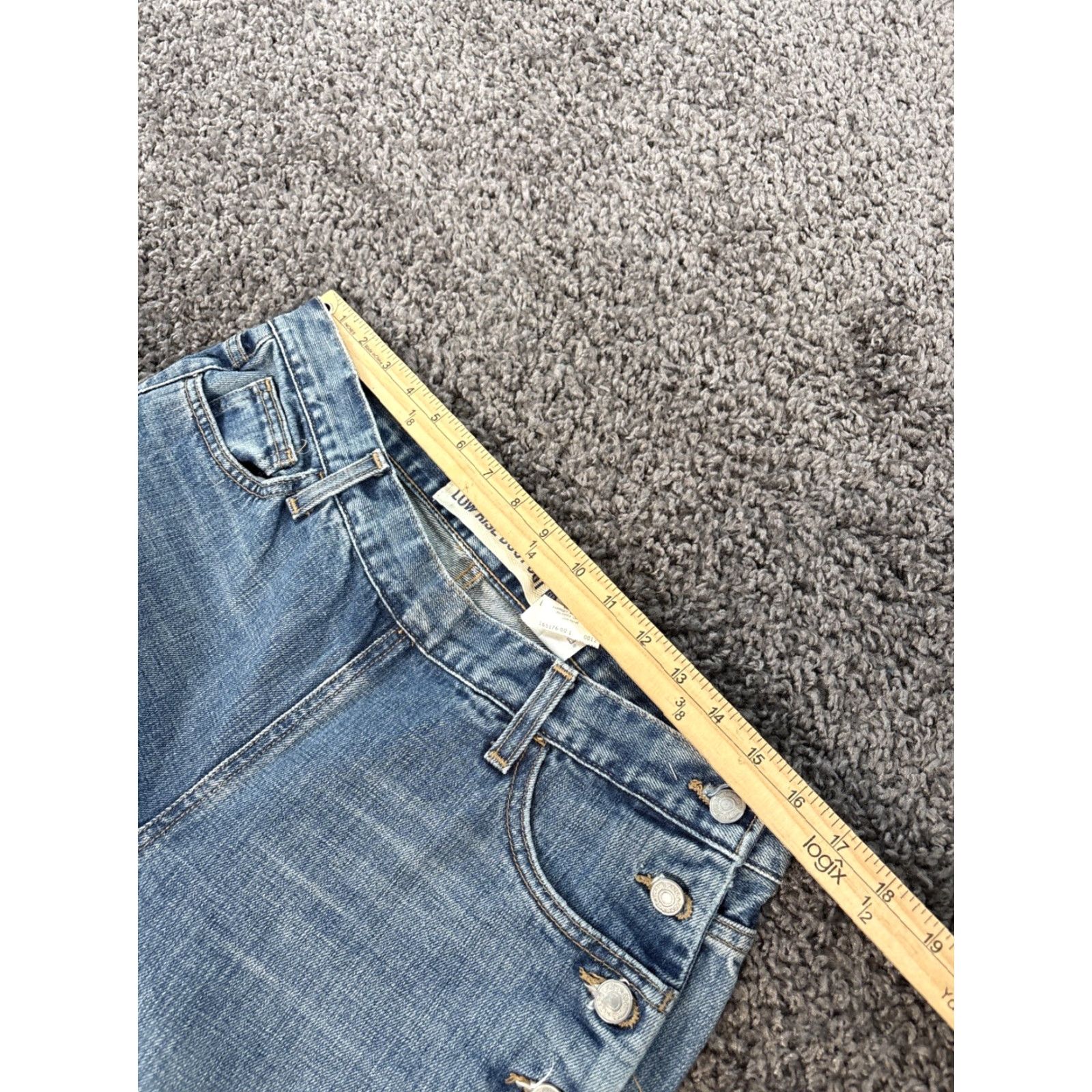 Gap VTG Gap Sidewinder Jeans Bootcut 33x31 Blue 90s Retro Rock Womens Jeans Size 24" / US 00 / IT 34 - 4 Thumbnail