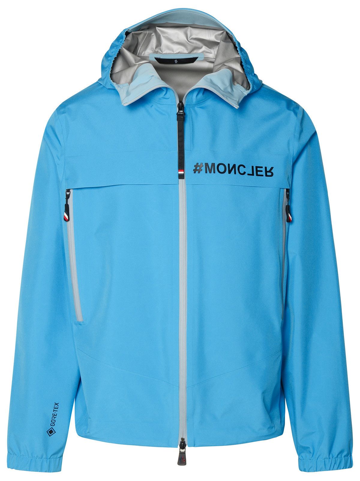 image of Moncler Grenoble 'shipton' Blue Polyester Jacket in Light Blue, Men's (Size XL)