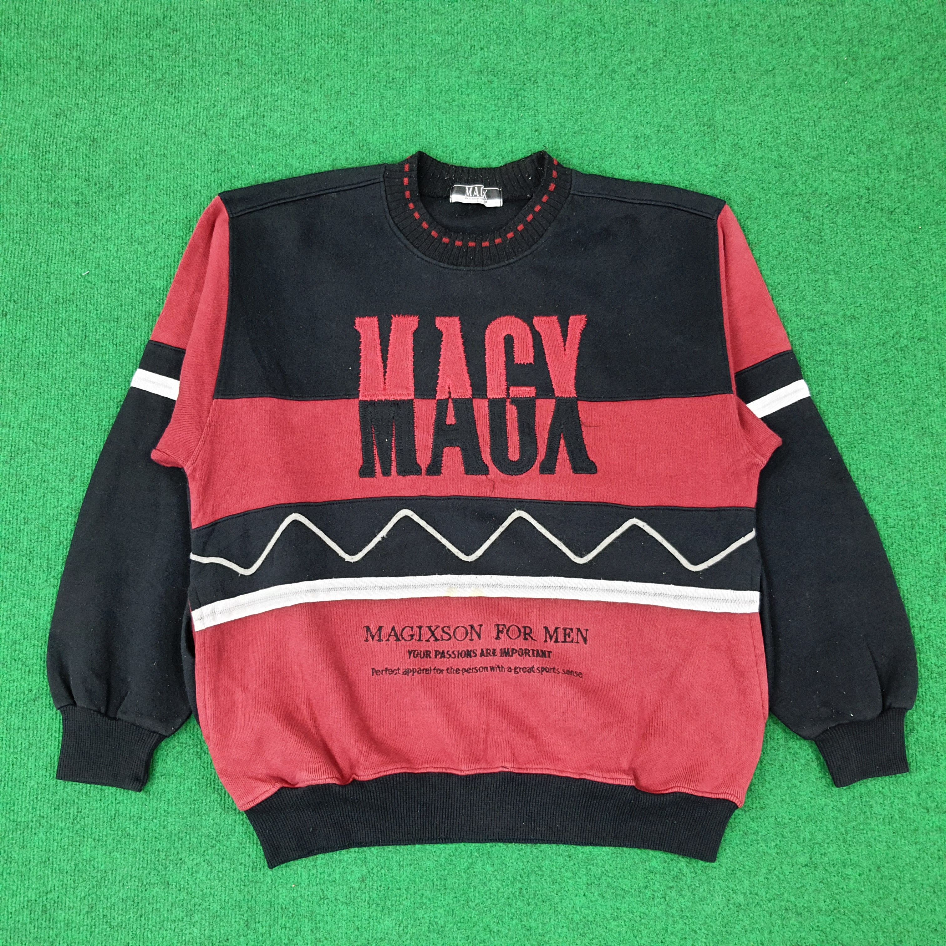 Vintage Vintage Black Gang Magixson Streetwear Sweatshirt C232N16 Size US M / EU 48-50 / 2 - 1 Thumbnail