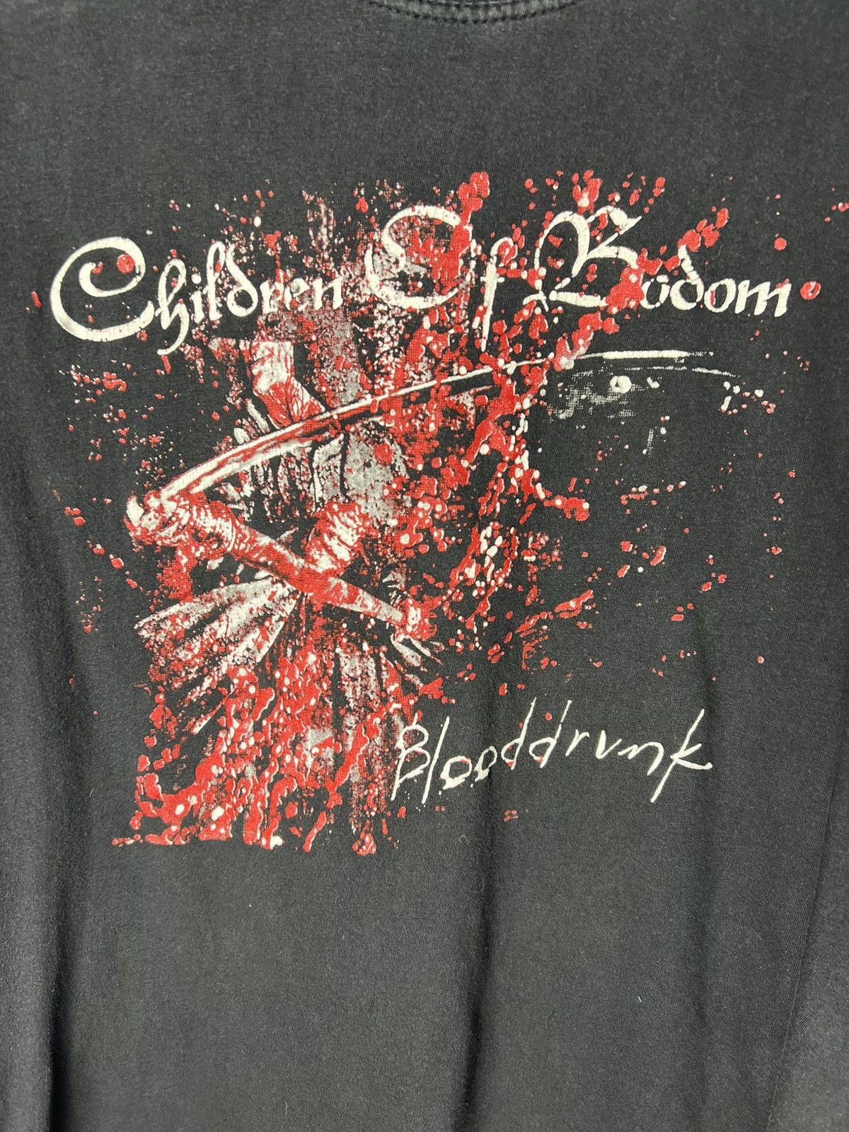 Band Tees Vintage band rock metal Children Of Bodom Blooddrunk T-shirt Size US L / EU 52-54 / 3 - 2 Thumbnail