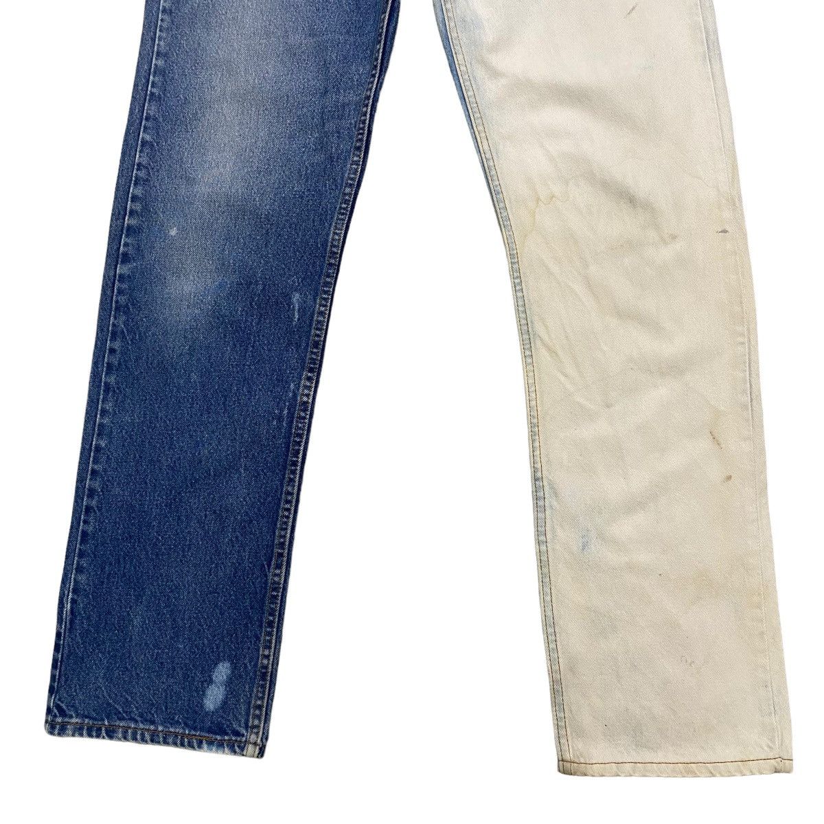 Levi's Vintage 90s Levis 505 Regular Fit Straight Leg Jeans Bleach Size US 33 - 6 Thumbnail