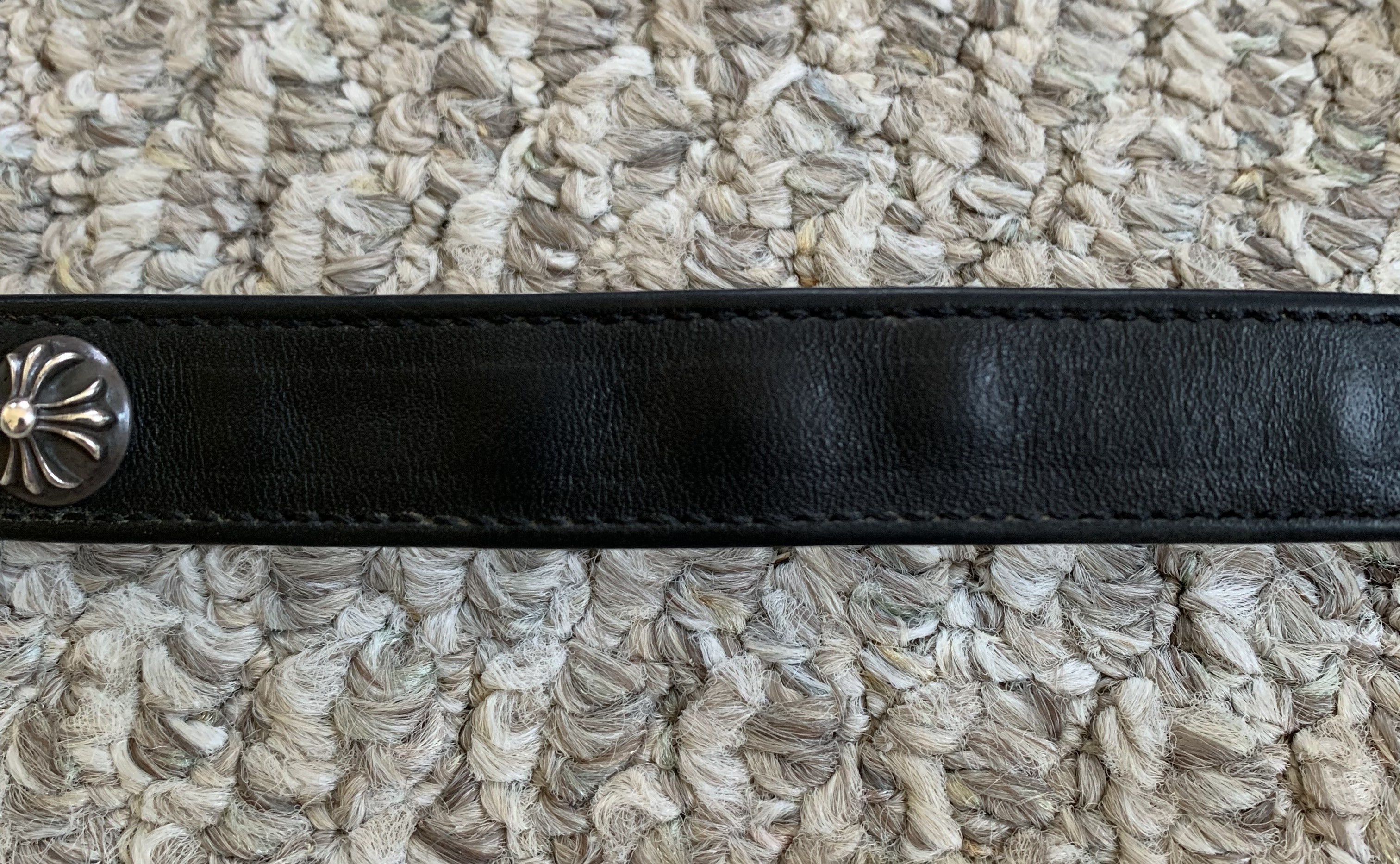 Chrome Hearts Chrome Hearts Adjustable Leather Silver Snap Bracelet Size ONE SIZE - 9 Thumbnail