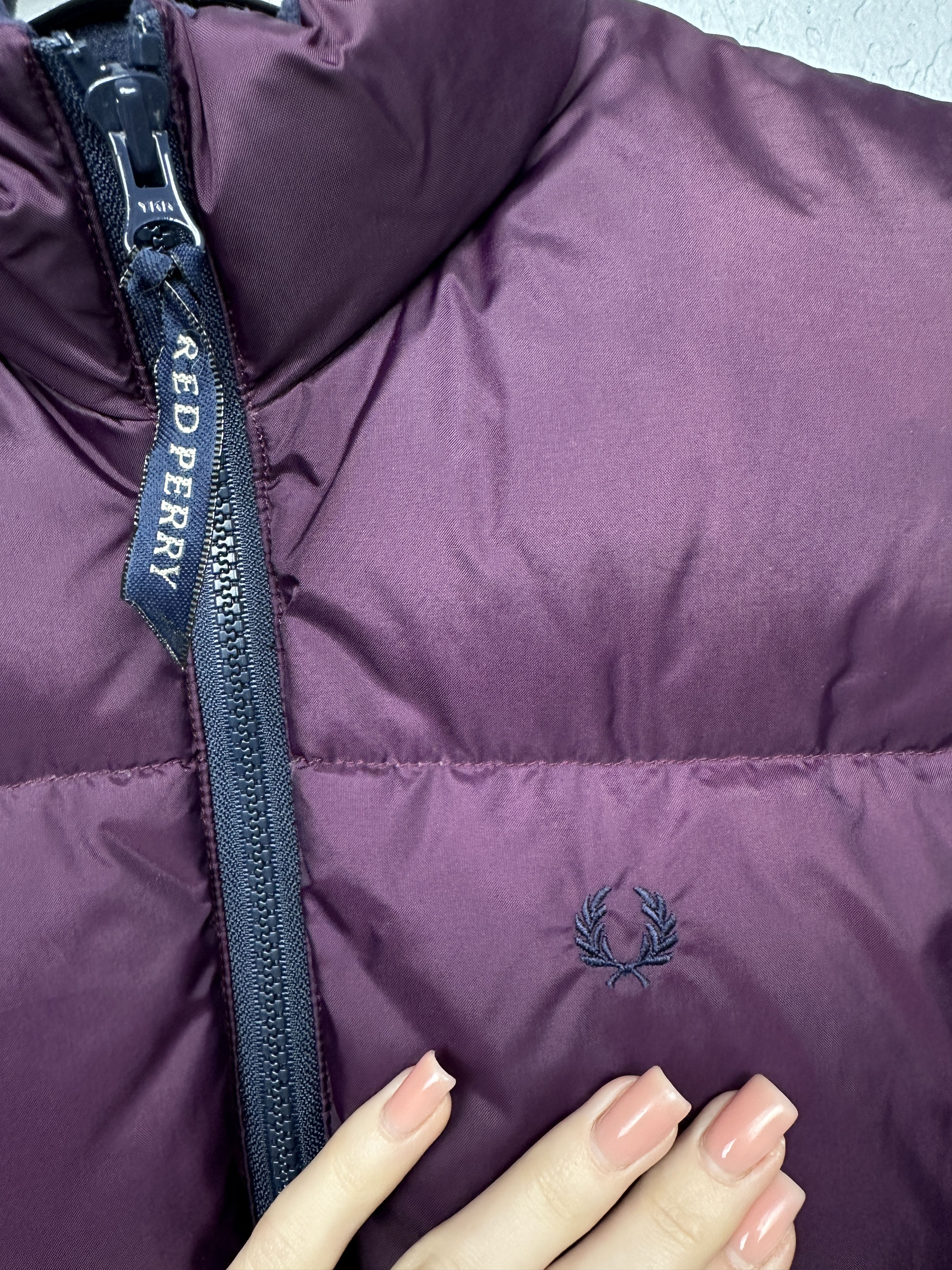 Fred Perry Fred Perry Womens Down Puffer Vest Size M / US 6-8 / IT 42-44 - 3 Thumbnail