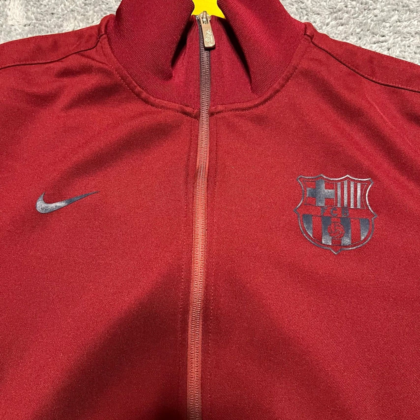 Nike Nike Jacket Track FC Barcelona Full Zip Mens XL Red 478157 Size US XL / EU 56 / 4 - 2 Thumbnail