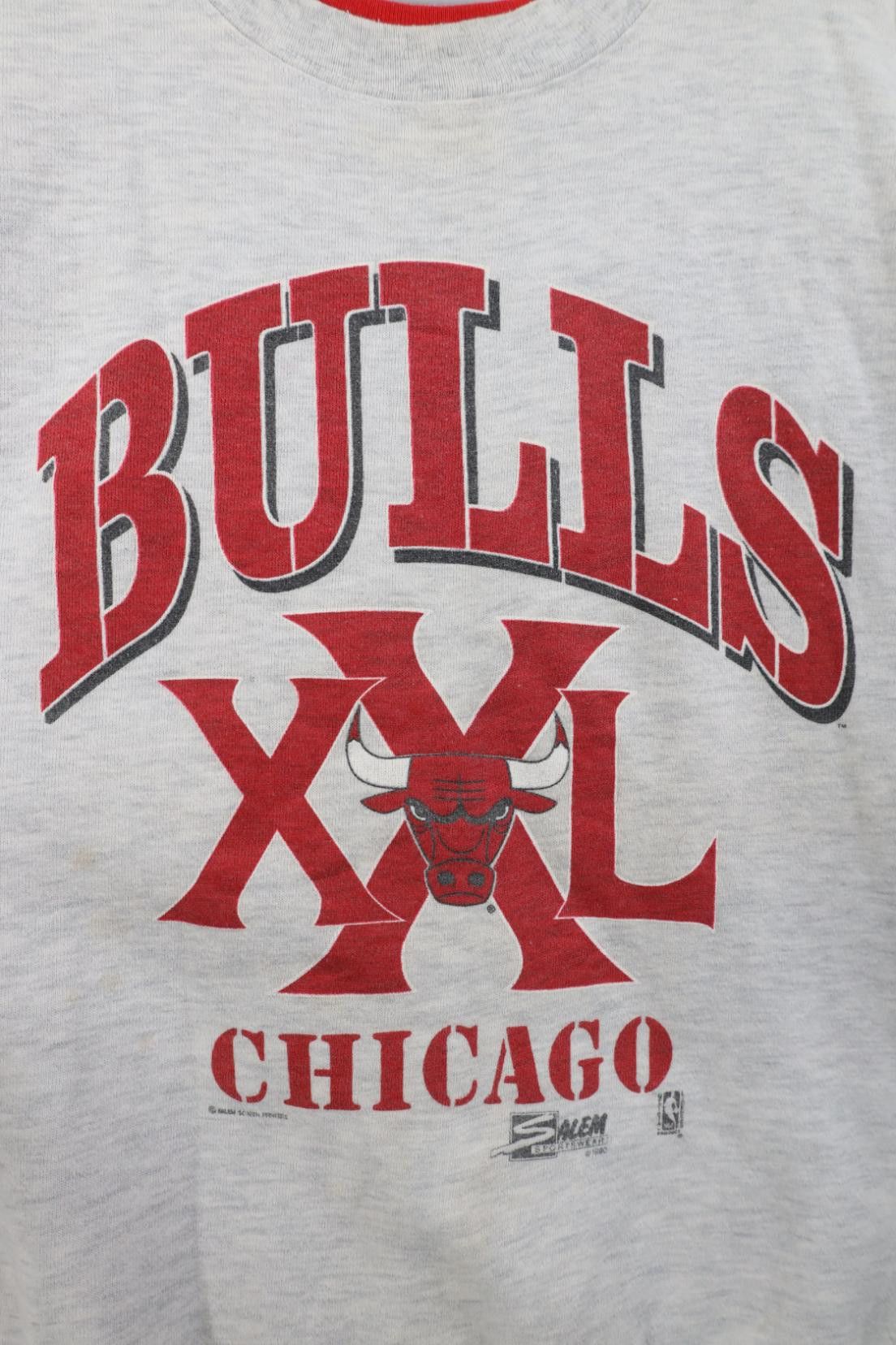 Vintage Vintage 90s Basketball Short Sleeve Sweatshirt Gray USA Size US L / EU 52-54 / 3 - 4 Thumbnail