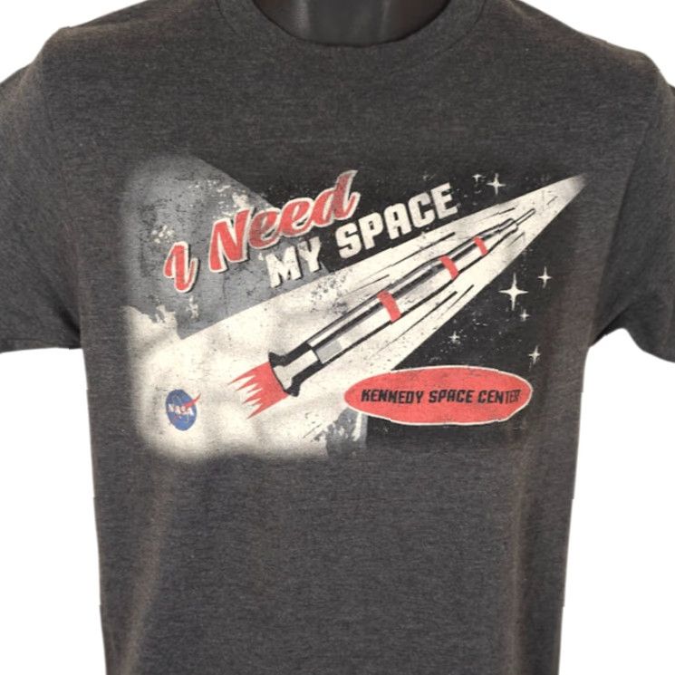 NASA NASA T Shirt Mens Size Small Gray I Need My Space Kennedy Space Center Shirt Mens Small Gray Space NASA Johnson Apollo 60s 70s Retro Size US S / EU 44-46 / 1 - 2 Thumbnail