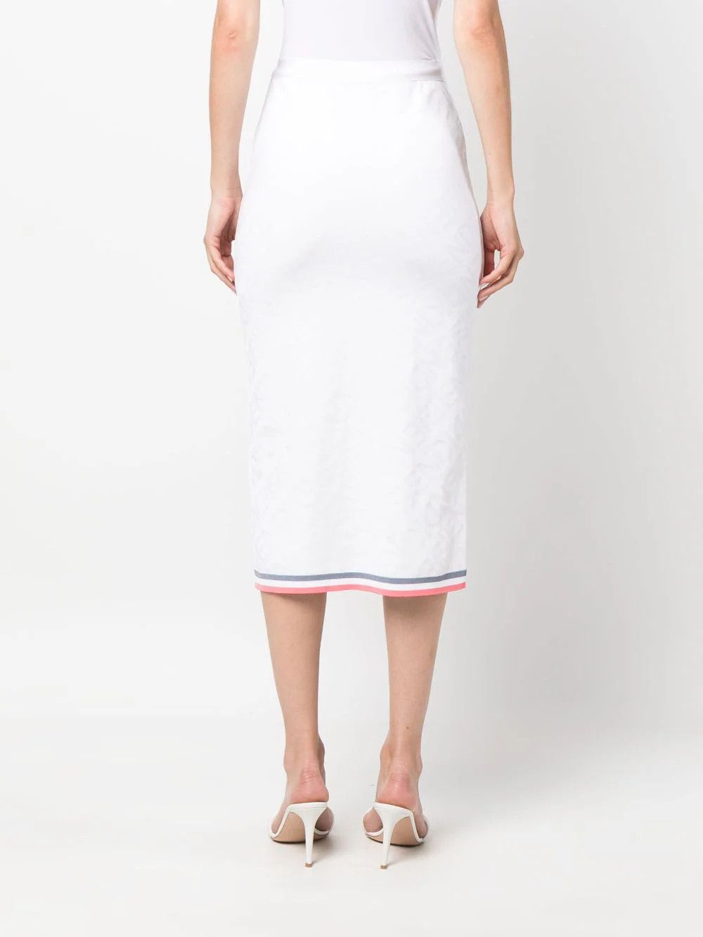Fendi o1loc1c0824 Skirt in White Size 30" / US 8 / IT 44 - 4 Thumbnail