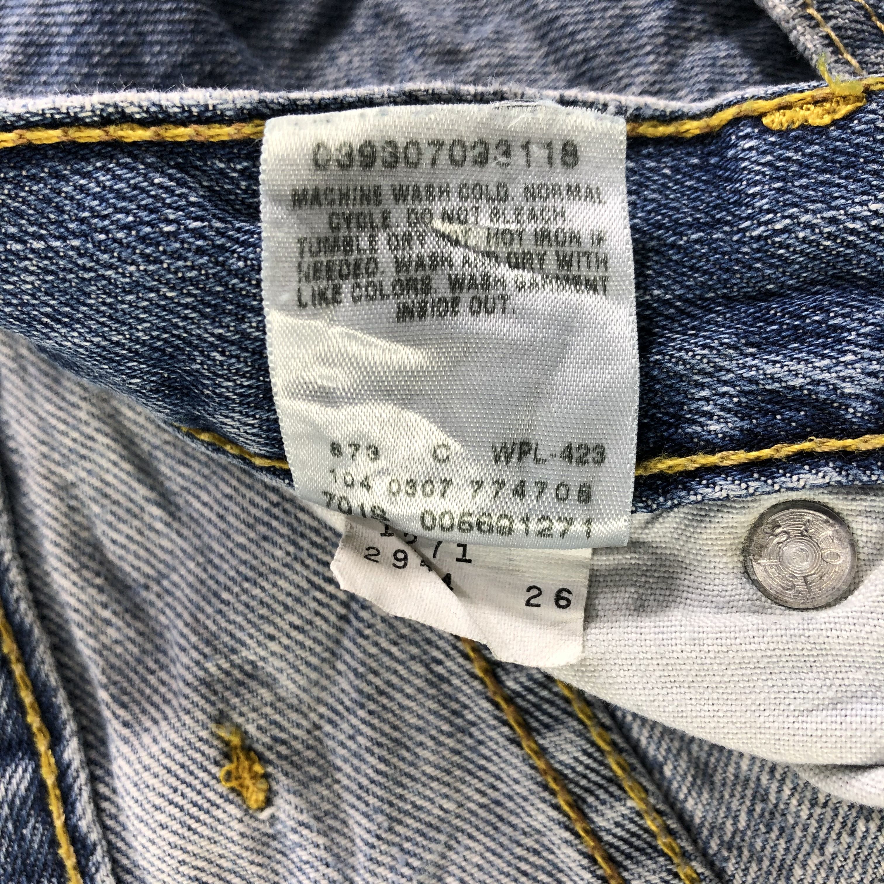 Levi's Vintage Blue Wash Levis 569 Jeans-J3150 Size US 42 / EU 58 - 11 Thumbnail