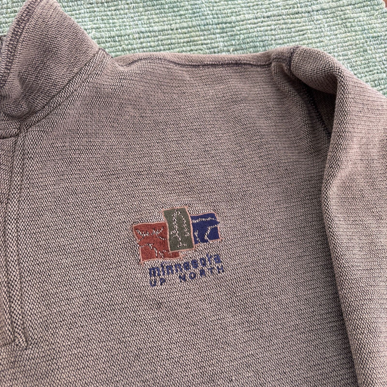 Vintage Vintage minnesota quarterzip thick cotton sweatshirt Size US XL / EU 56 / 4 - 3 Thumbnail
