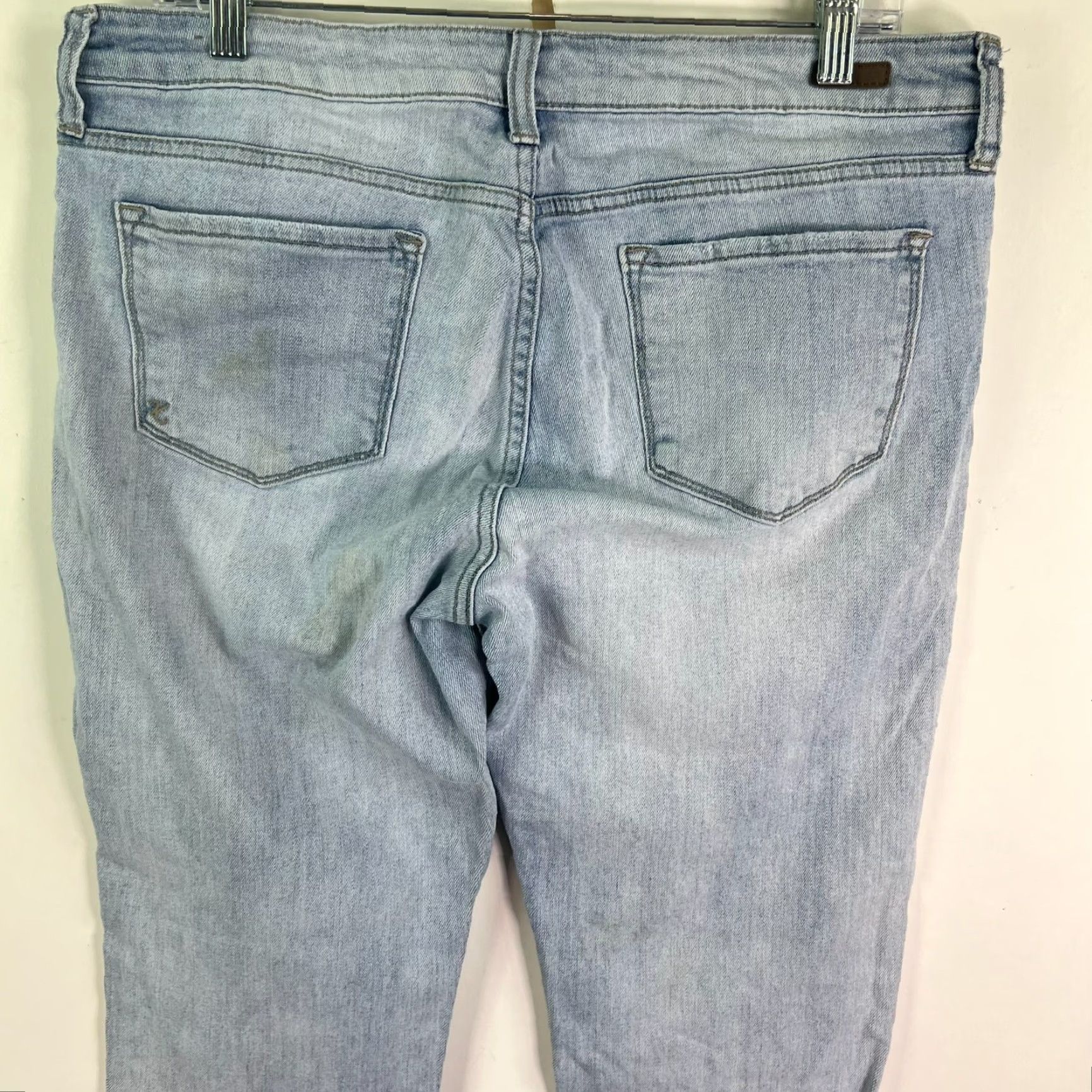 Vintage VINTAGE KUT from the Kloth Straight Leg Jeans Womens Size 12 31W 34L Blue Denim Mid Rise 5-Pocket Size 34" / US 12 / IT 48 - 5 Thumbnail