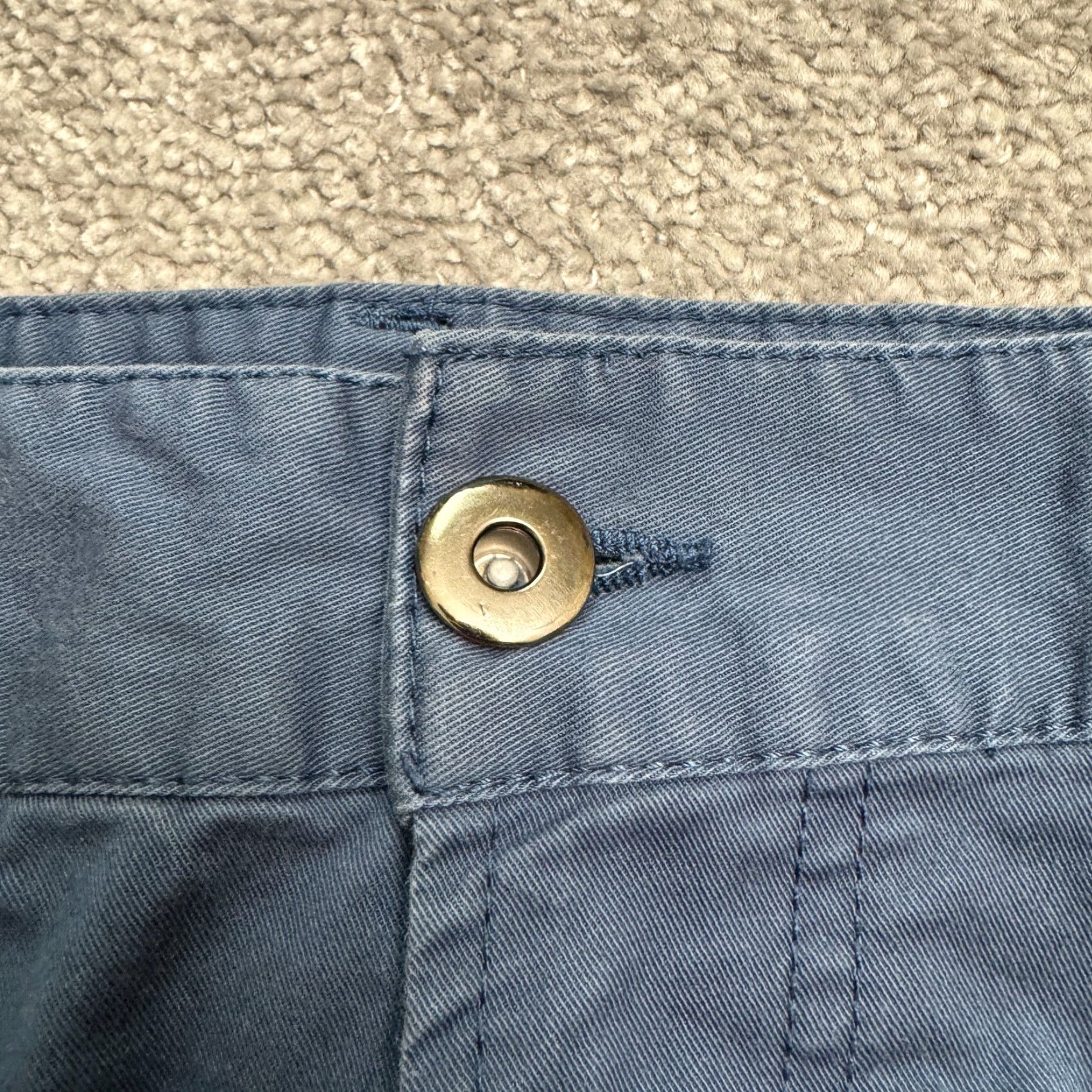 Vintage Frank & Oak The Baldwin Chino Pants Mens 32x34 Blue Straight Leg Cotton Classic Size US 32 / EU 48 - 4 Thumbnail
