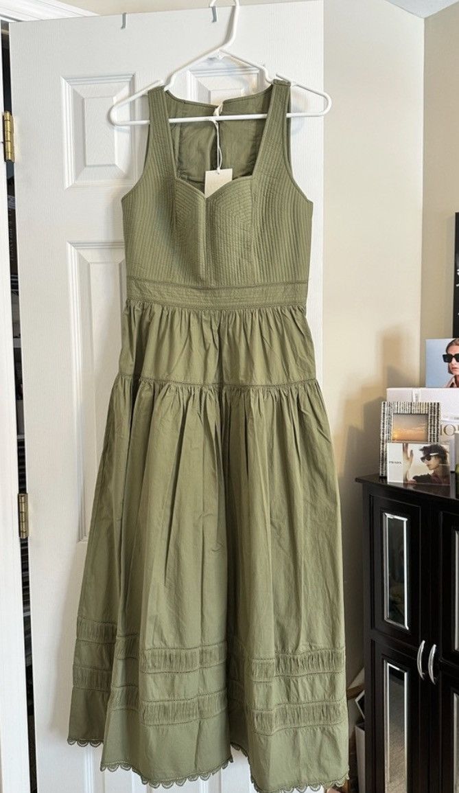 Ulla Johnson NWT Ulla Johnson Isadora Dress - Lichen Size 4 Size S / US 4 / IT 40 - 5 Thumbnail