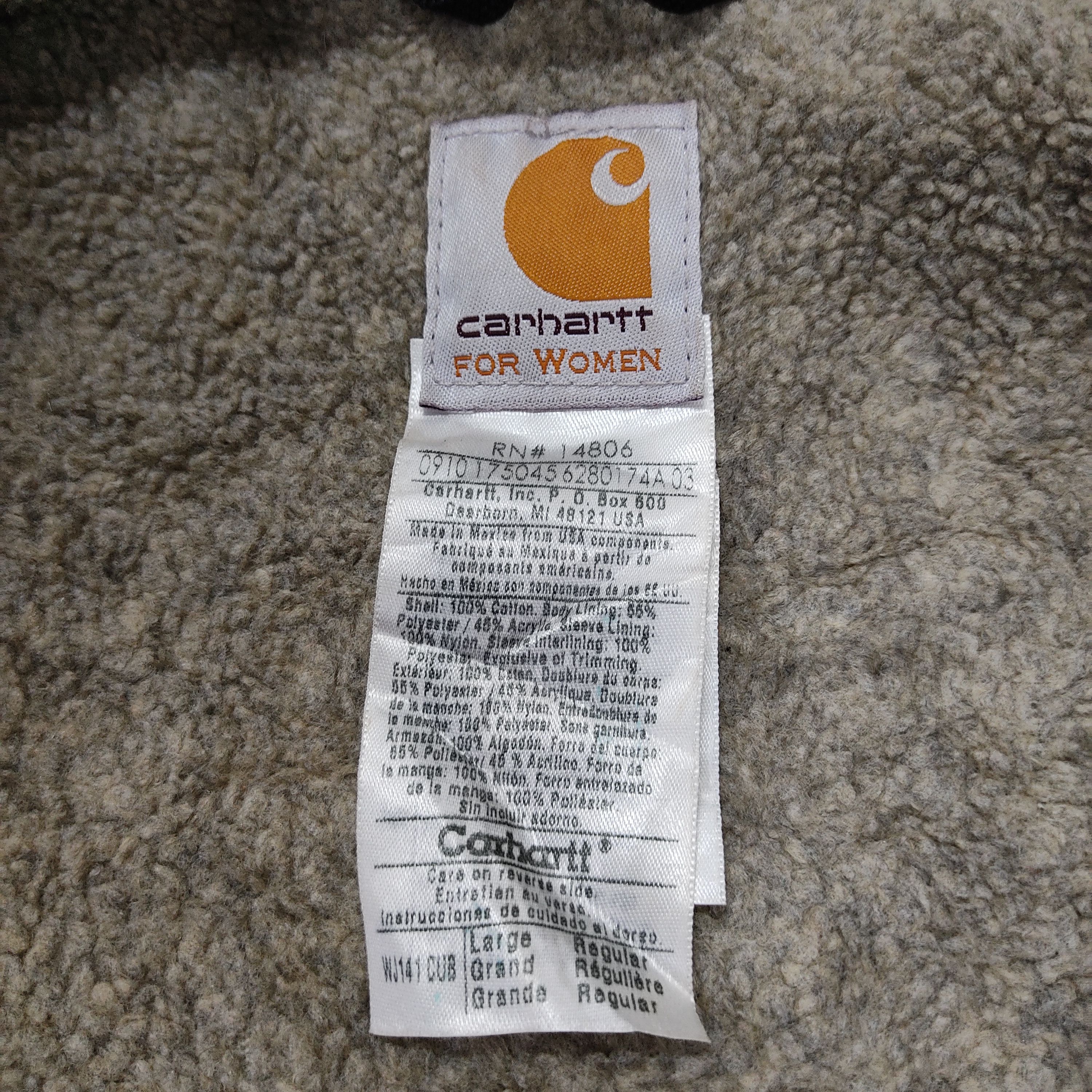 Carhartt CARHARTT Sherpa Lined Cropped Zipper Hooded Jacket Size L / US 10 / IT 46 - 13 Thumbnail