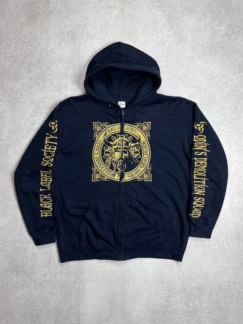 Vintage Vintage BLS Black Label Society Archival Boxy Zip Hoodie XL Size US XL / EU 56 / 4 - 2 Thumbnail