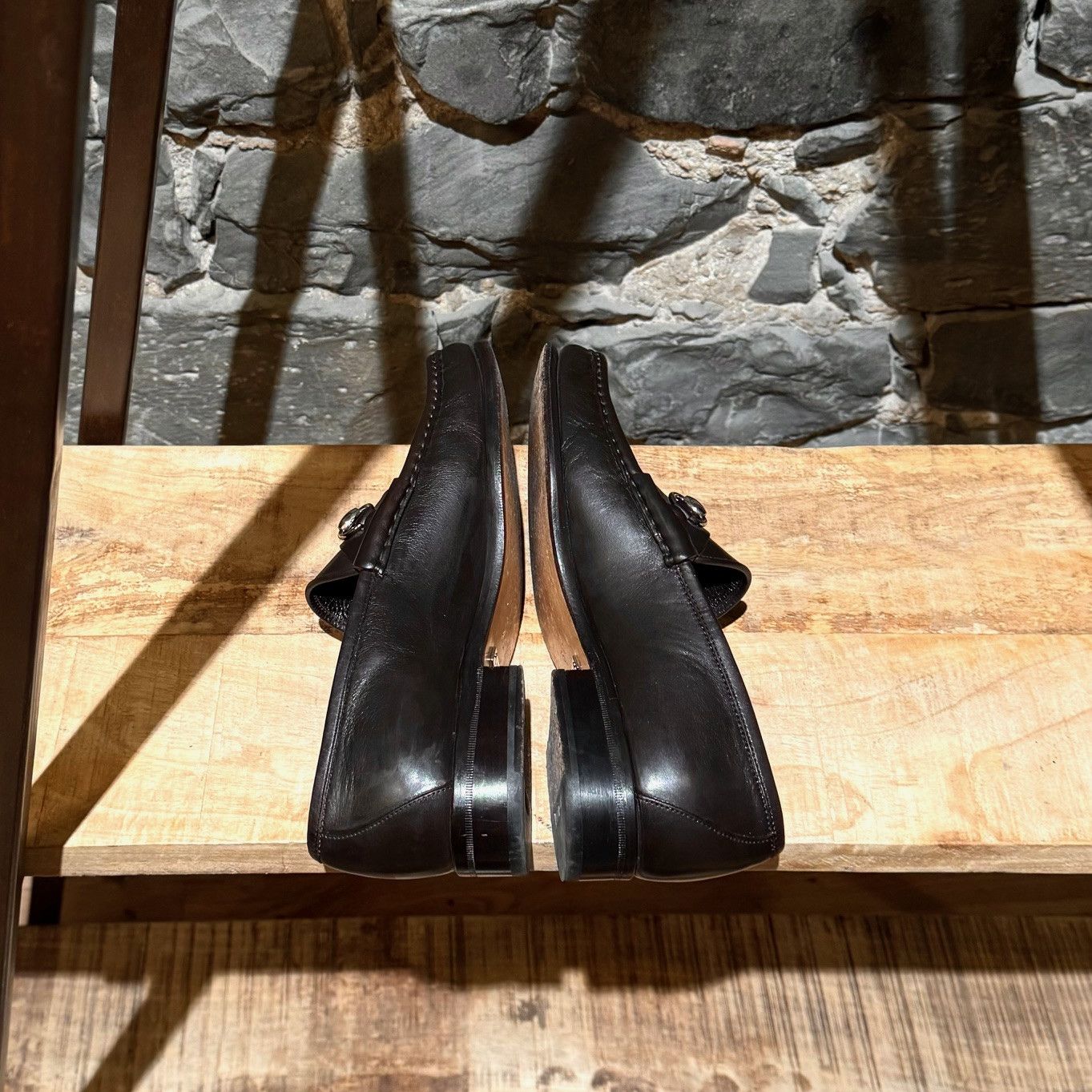 Gucci Gucci Brown Leather Horsebit Loafers Size US 9 / EU 42 - 10 Thumbnail