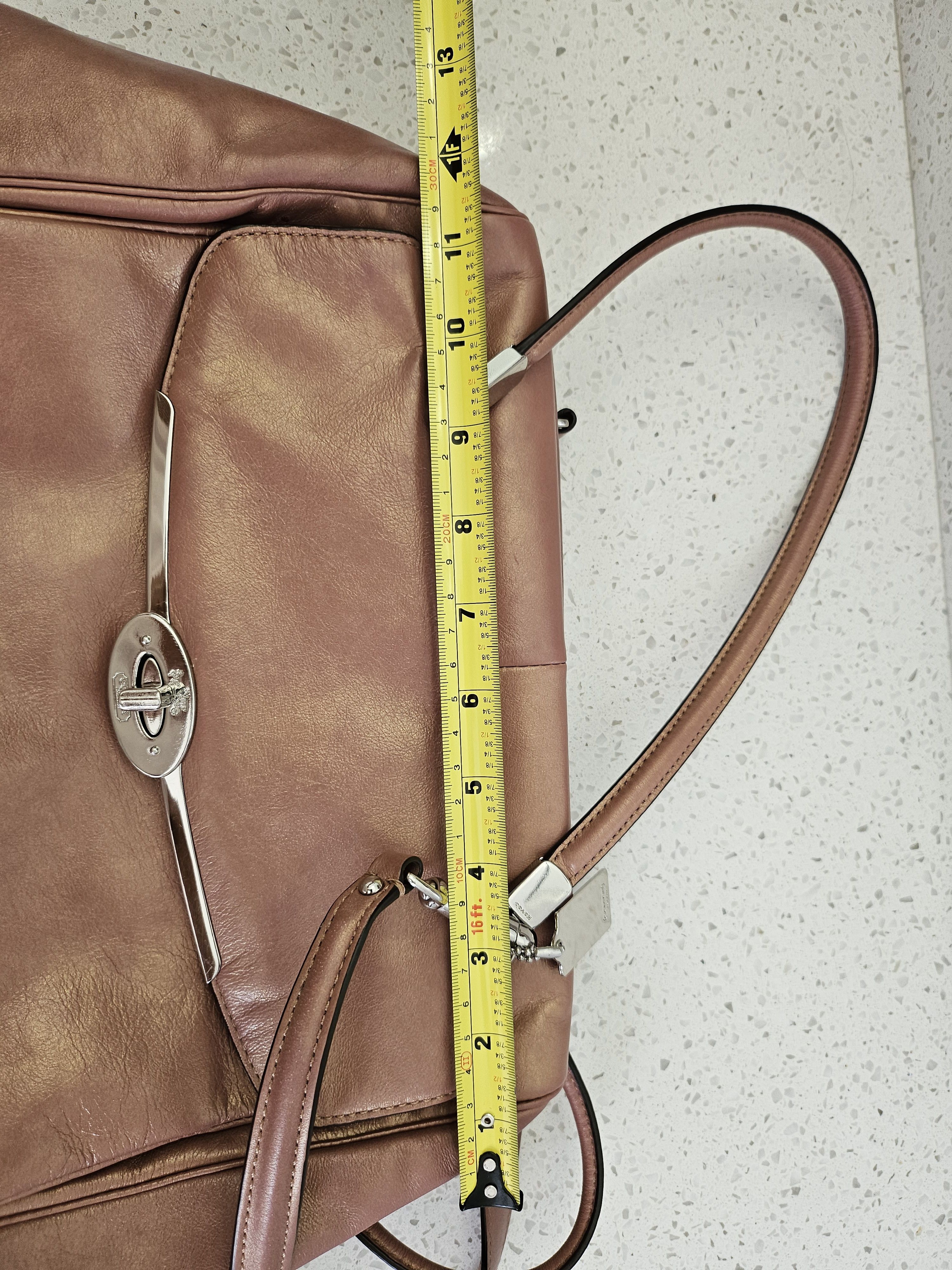 Coach Coach Iridescent Rose Gold Satchel Size ONE SIZE - 11 Thumbnail