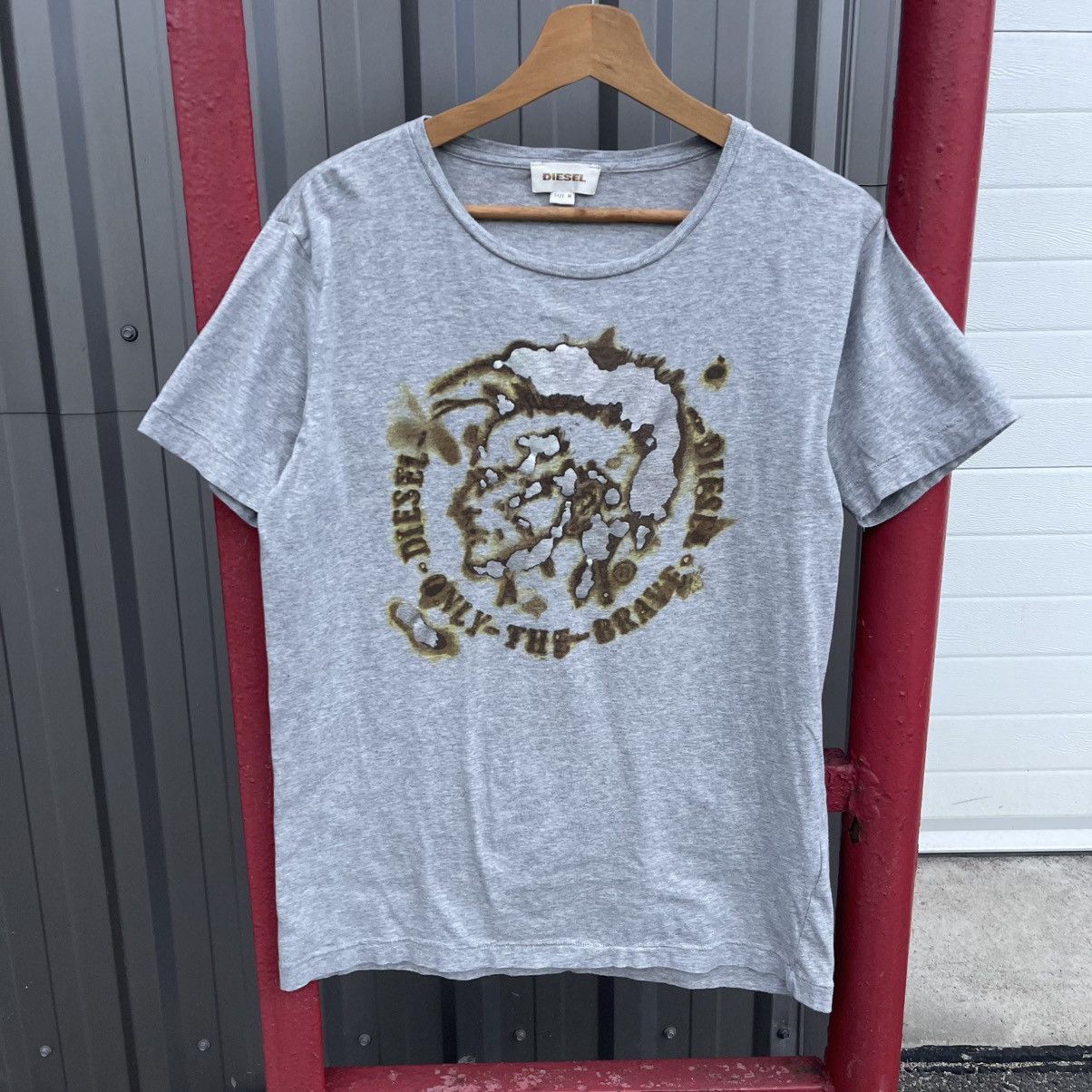 Diesel DIESEL MAINLINE SILVER COPPER LOGO TEE T-SHIRT Size US M / EU 48-50 / 2 - 2 Thumbnail
