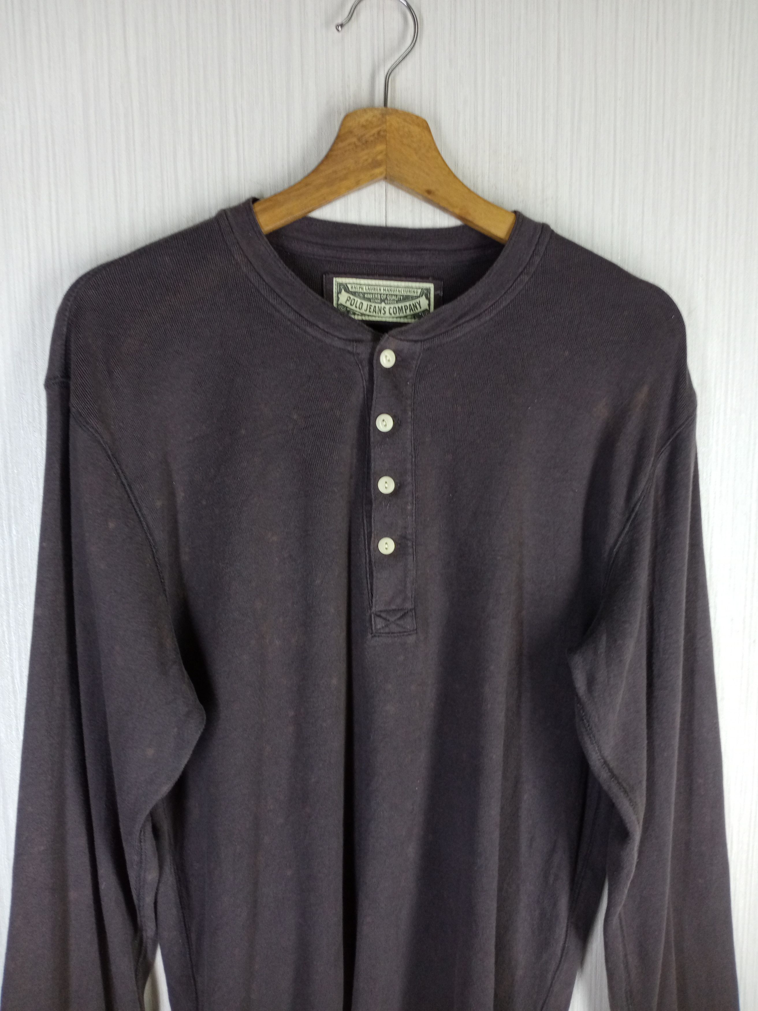 Polo Ralph Lauren Rare Vintage Polo Jeans Company Long Sleeve Tshirt Size US L / EU 52-54 / 3 - 4 Thumbnail