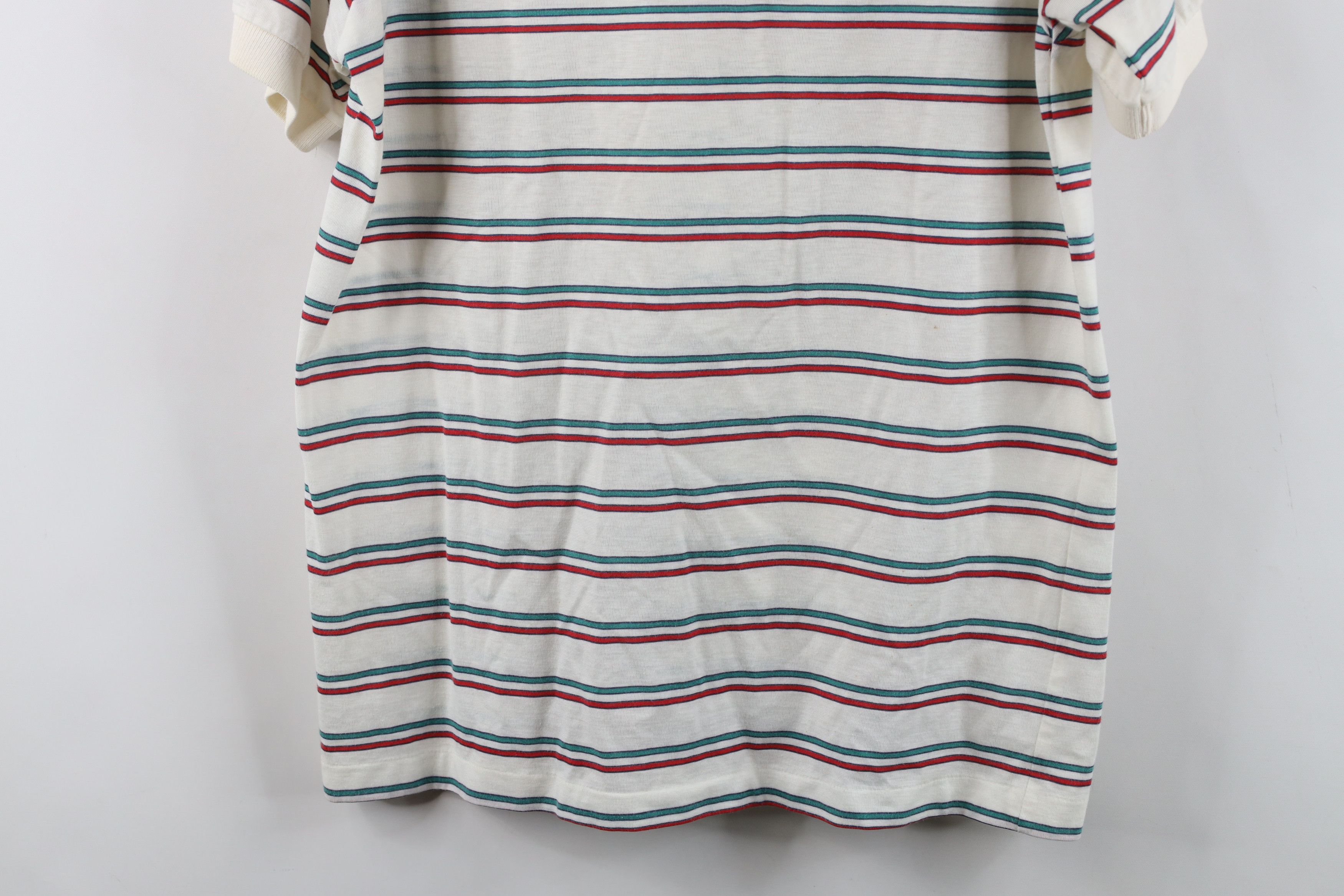 Vintage Vintage 70s 80s Streetwear Knit Striped Golf Polo Shirt Size US M / EU 48-50 / 2 - 16 Thumbnail