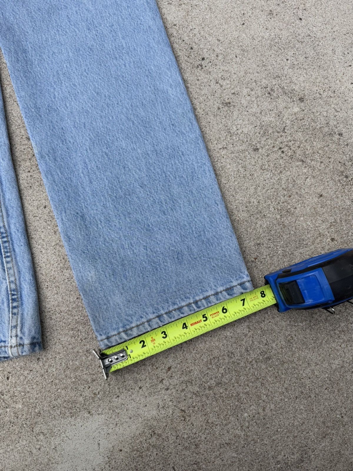 Vtg 90s Lev’s 501xx Buttonfly Straight Leg Faded Jeans 29x29