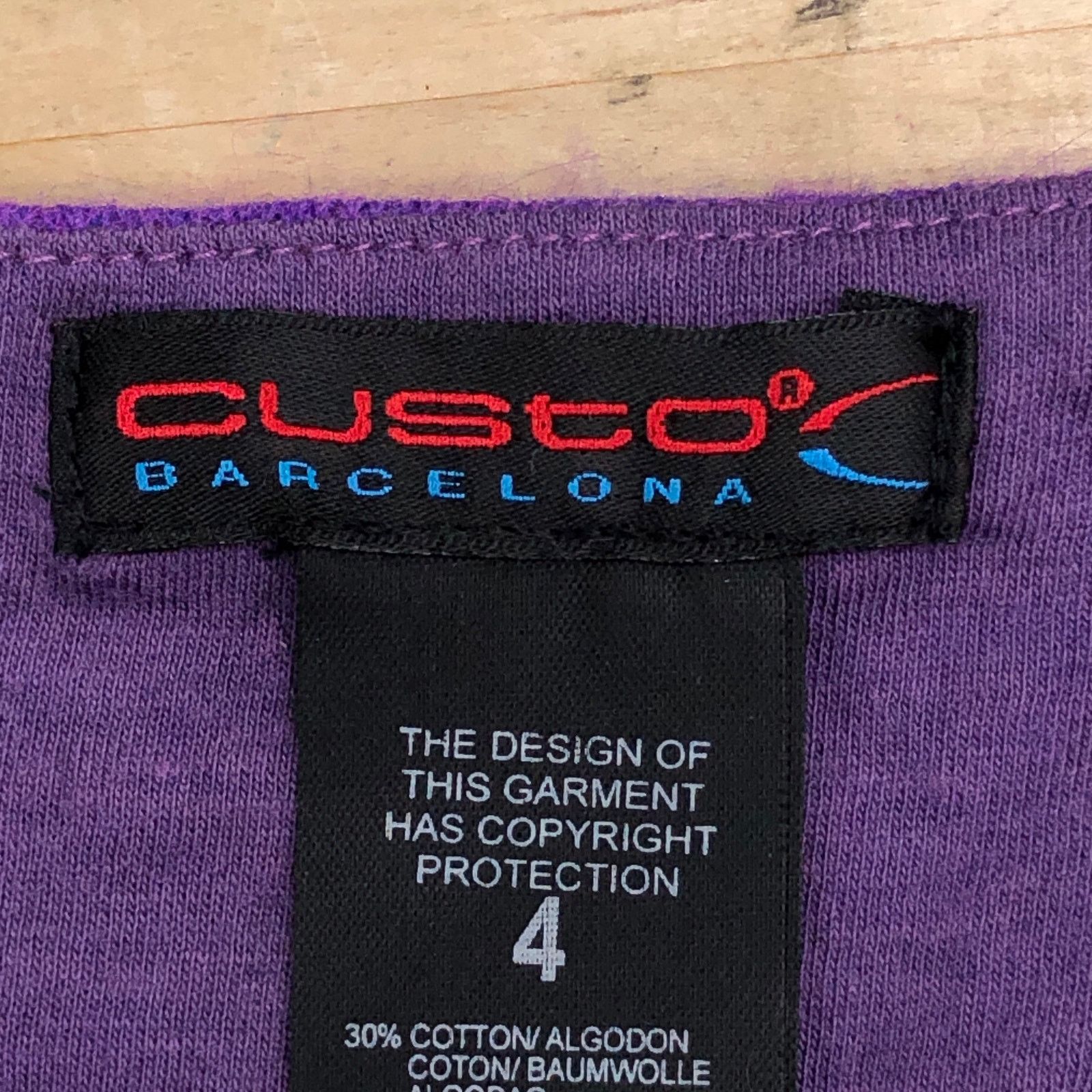 Custo Barcelona Custo Barcelona Size 4 L Dress Peacock Sleeve Kate Pierson Size L / US 10 / IT 46 - 13 Thumbnail