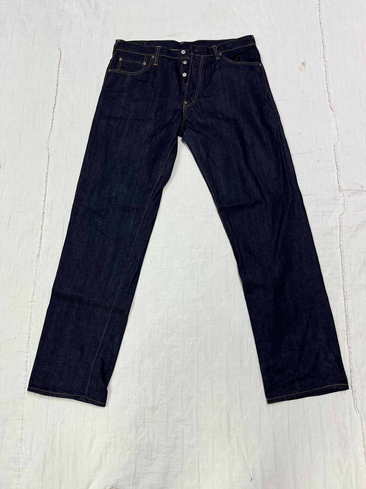 Evisu × Japanese Brand EVISU SMILEY DENIM MINT CONDITION Size US 37 - 2 Thumbnail