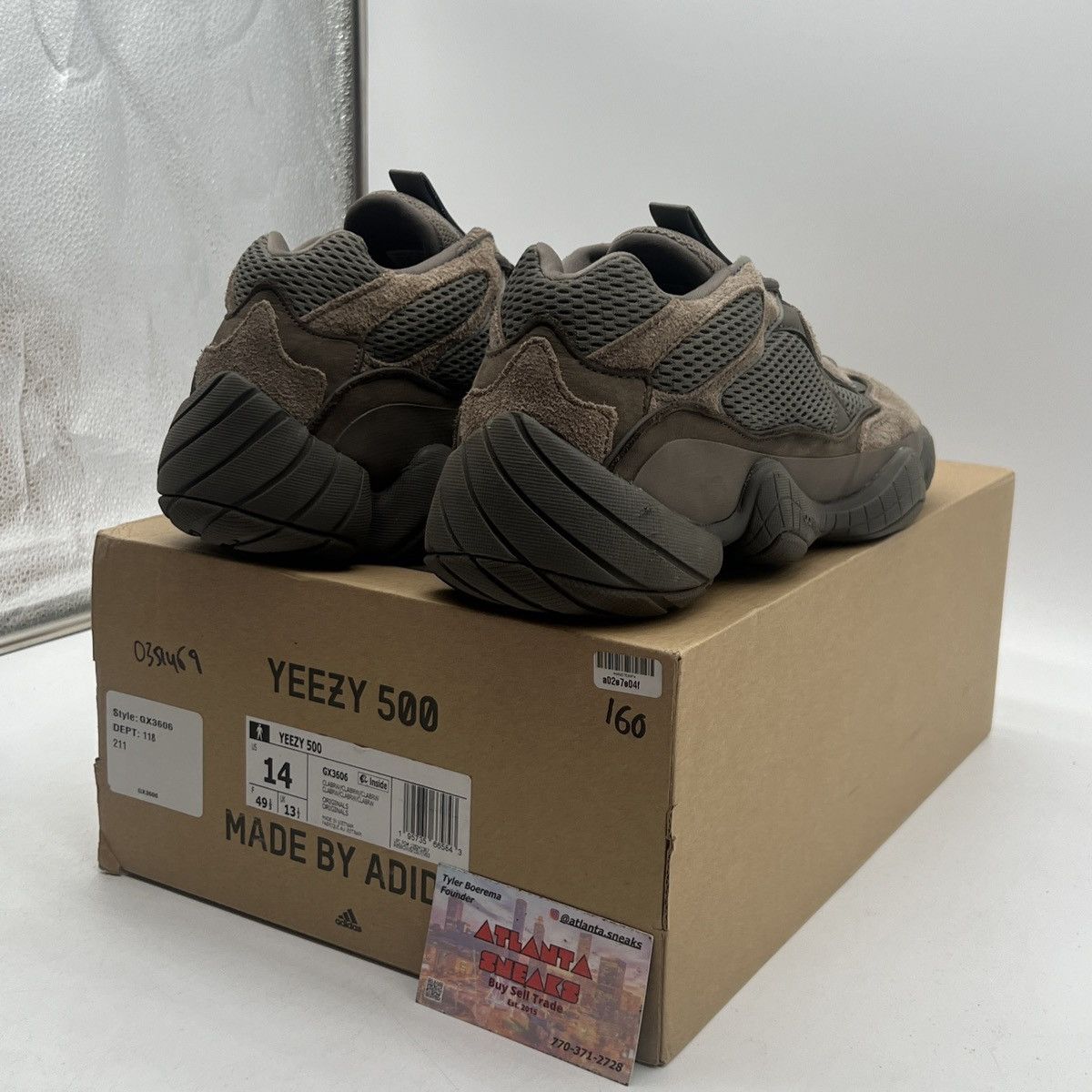 Adidas Yeezy 500 brown clay Size US 14 / EU 47 - 5 Thumbnail