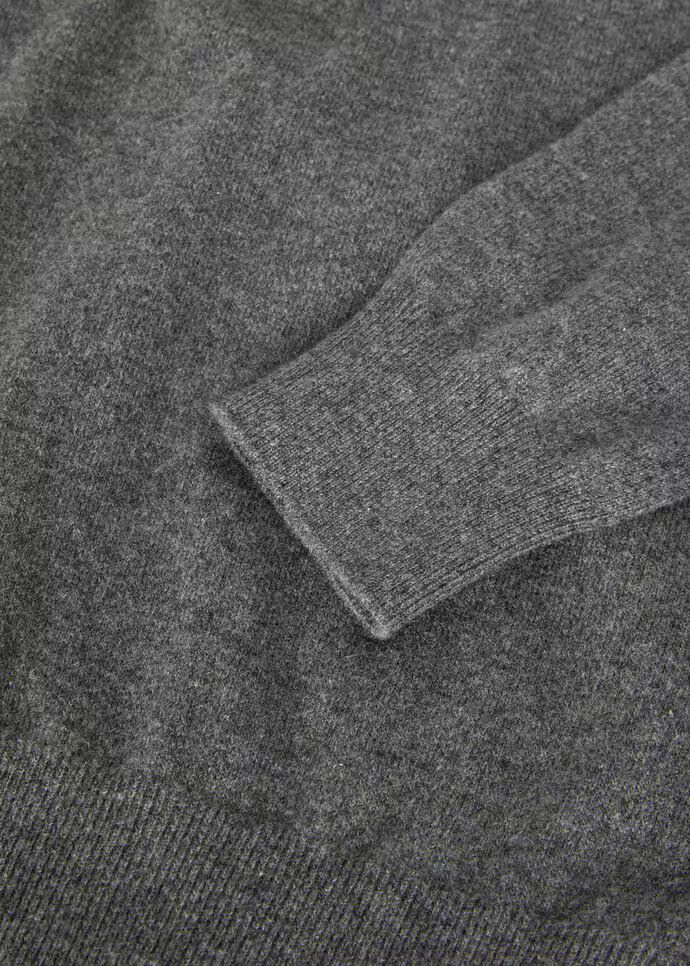 Loro Piana o1w1db10425 FAI5380 Mezzocollo Sweater in Grey Size US XXL / EU 58 / 5 - 3 Thumbnail