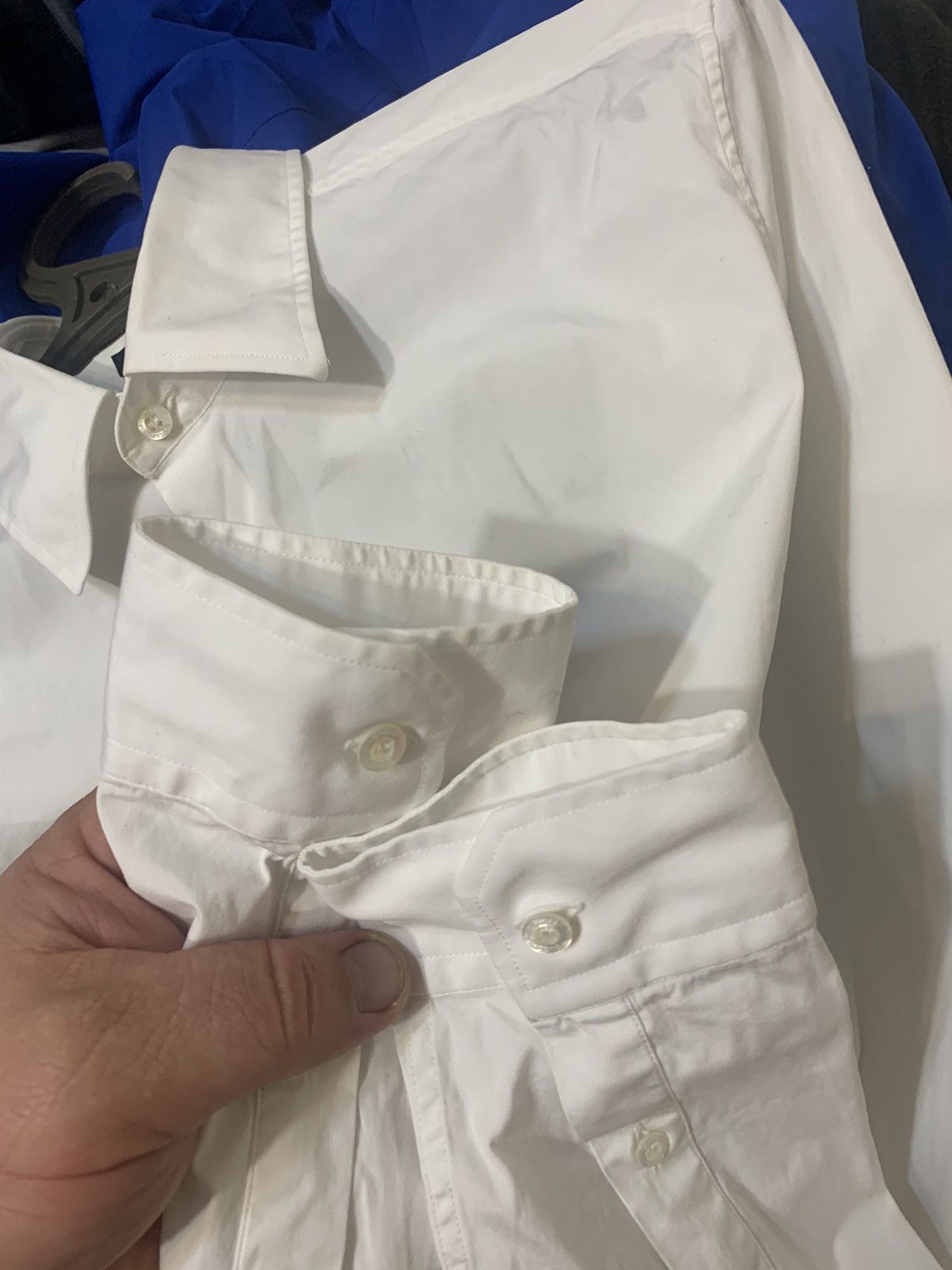 Gucci Gucci Men’s White Classic Slimfit Shirt Button Up Size S Size US S / EU 44-46 / 1 - 6 Thumbnail
